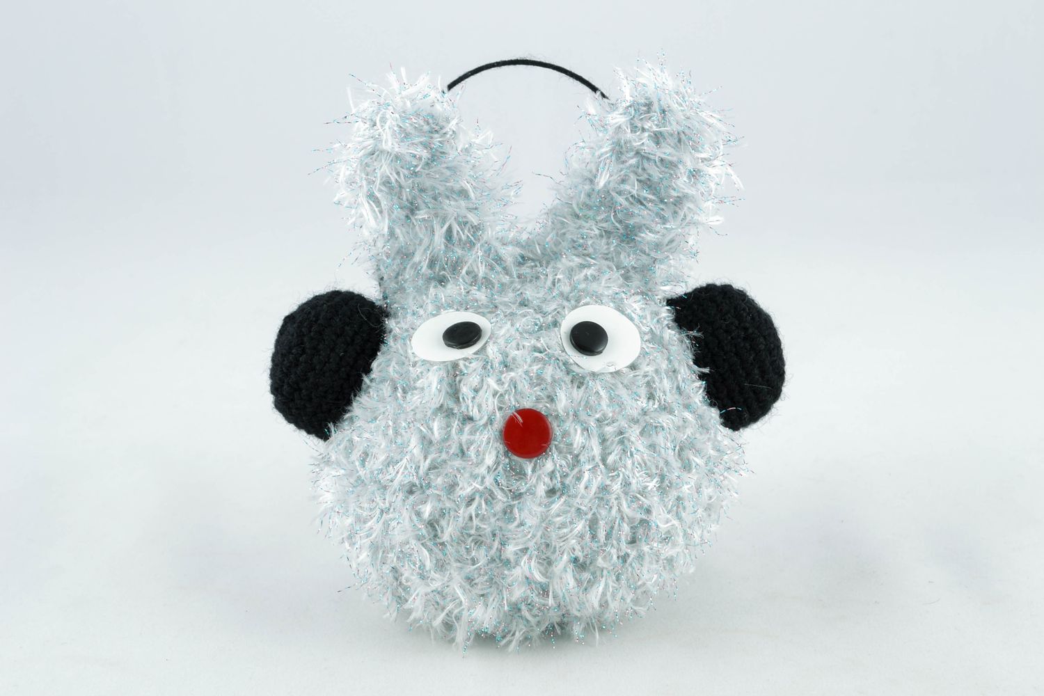 Crochet toy Rabbit with Earphones photo 2