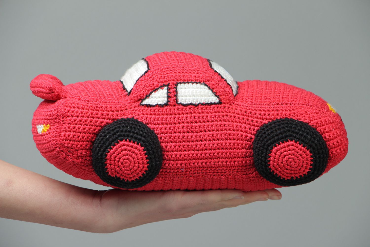 Crochet soft toy car photo 4
