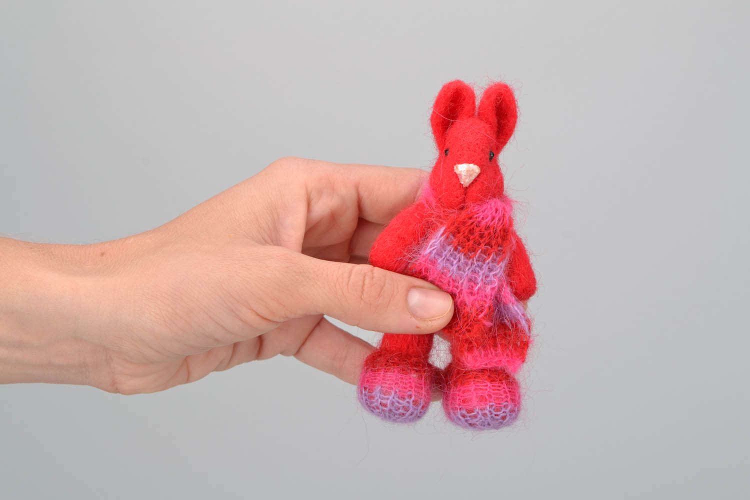 Handmade soft toy Hare photo 2