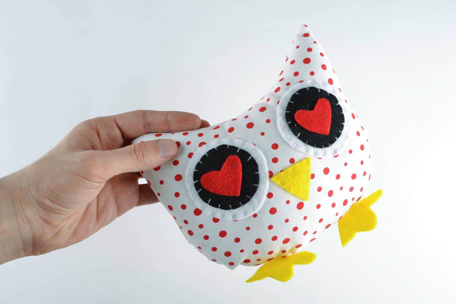Soft toy for St. Valentine's Day Owl photo 4