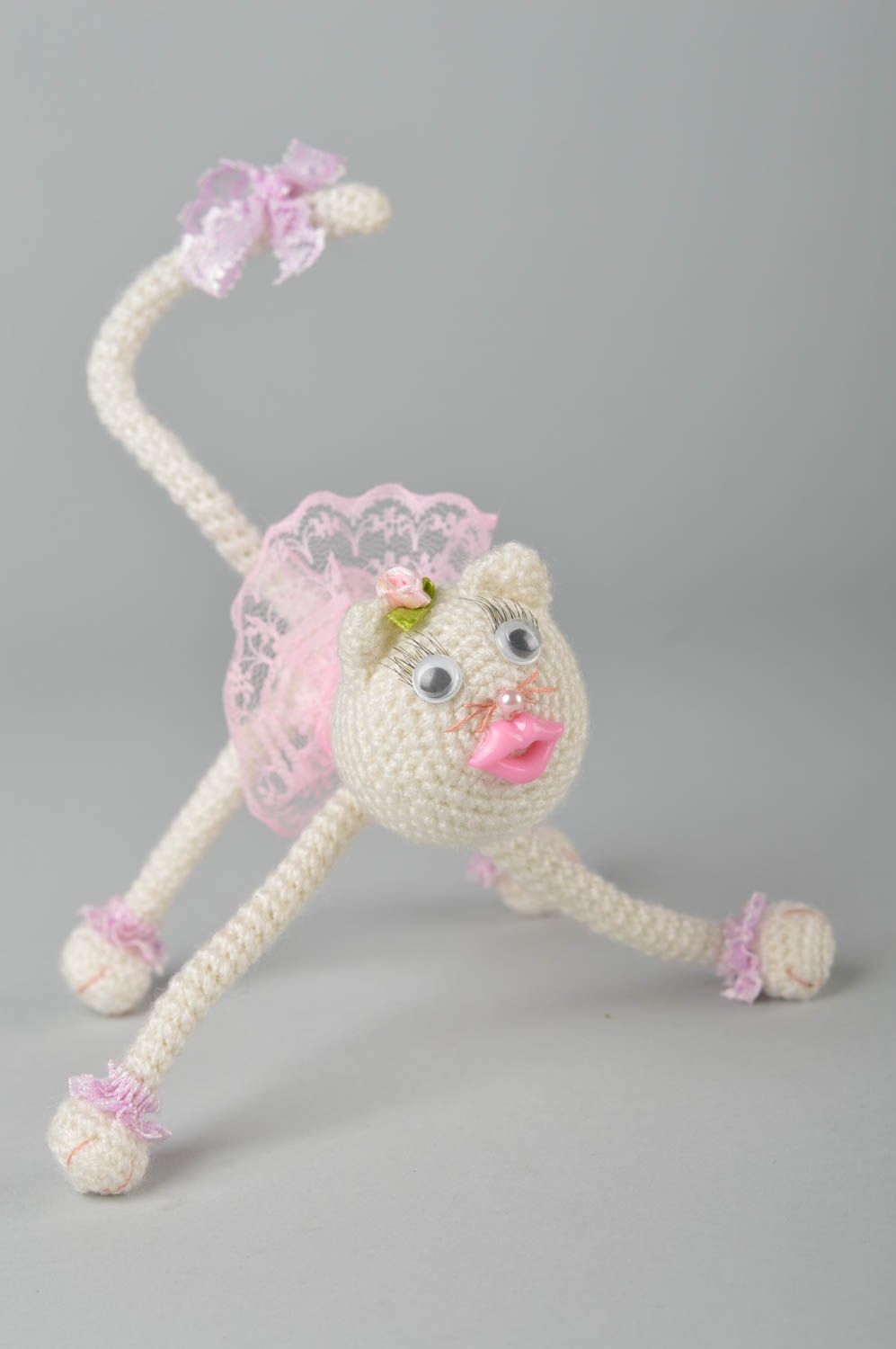 Hand-crocheted creative toy handmade designer toy for babies nursery decor photo 2