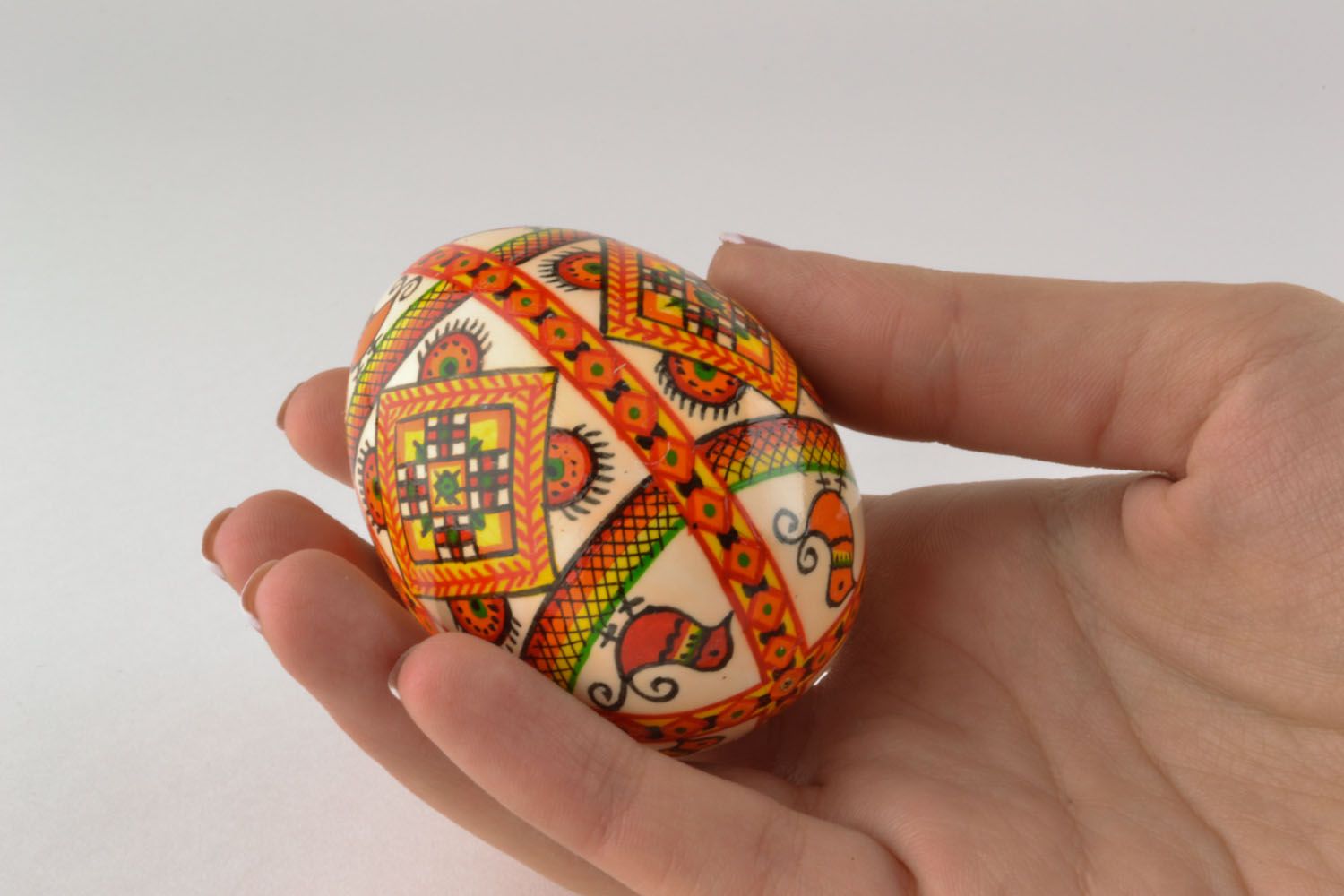 Huevo decorativo artesanal foto 5