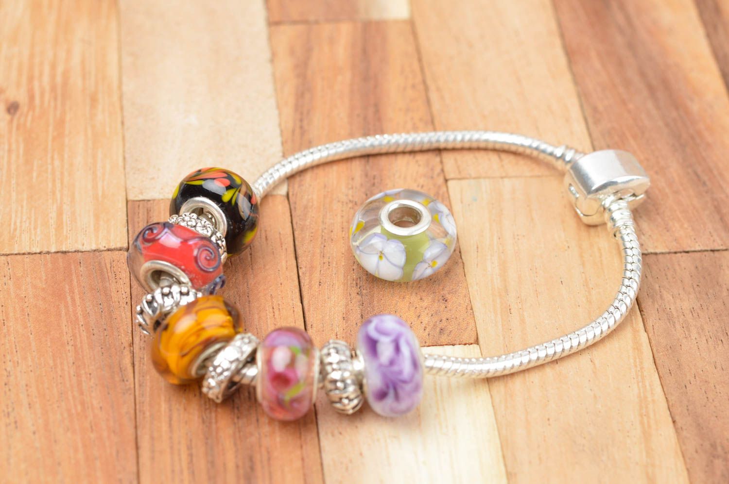 Stylish handmade glass bead craft supplies beautiful jewellery jewelry making photo 4