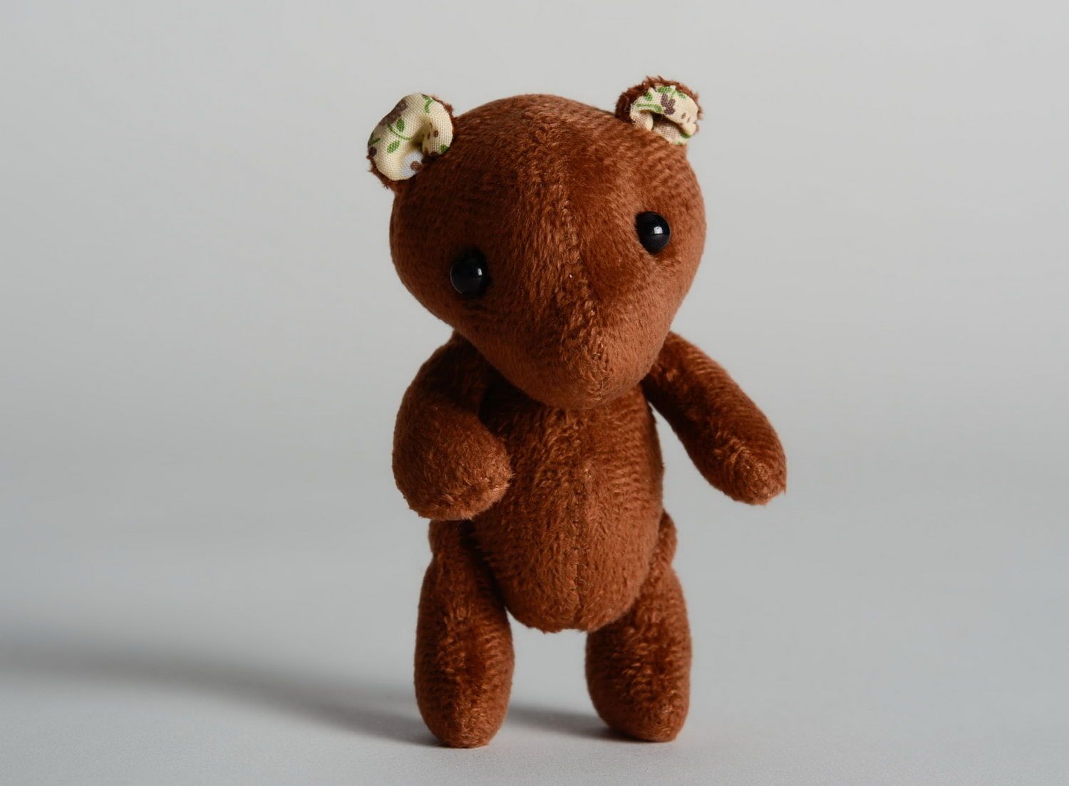 Toy made of plush and cotton Bear photo 2