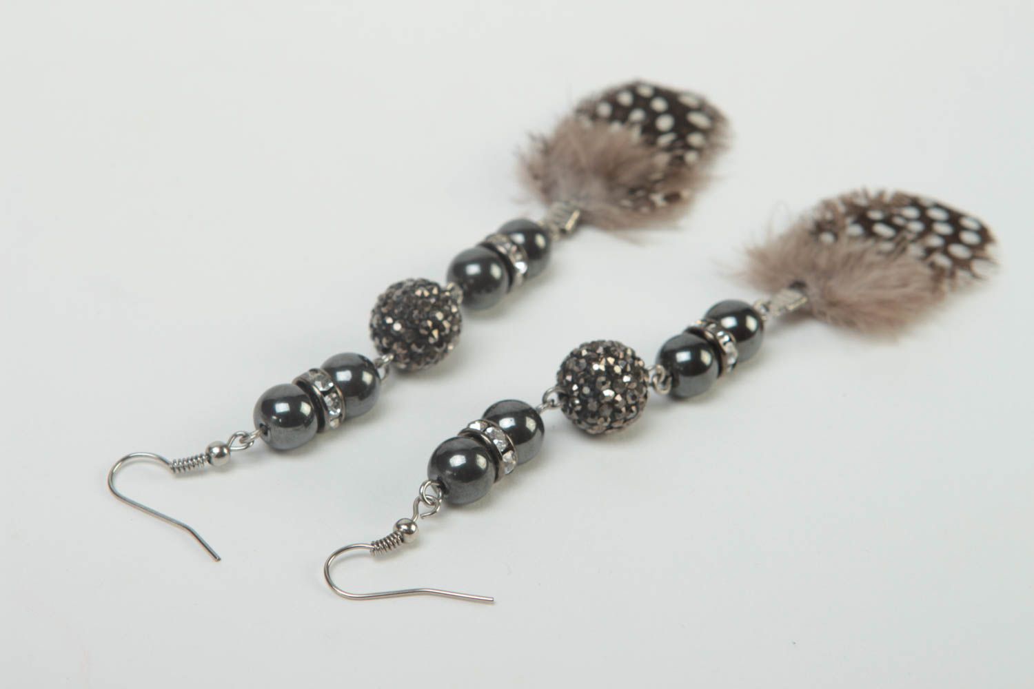 Beautiful handmade beaded earrings gemstone earrings fashion trends for girls photo 4