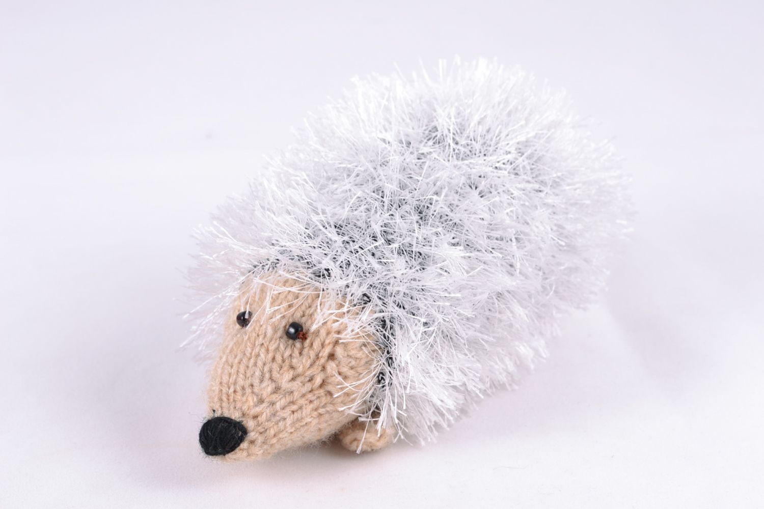 Soft knit toy hedgehog photo 4