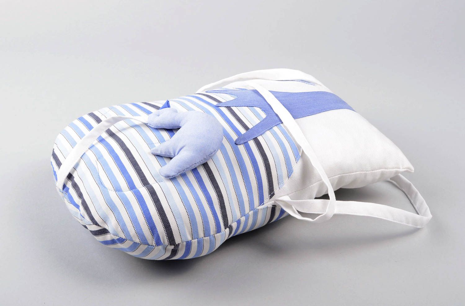 Bett Kopfschutz Baby handmade Nestchen für Babybett Artikel für Kinder originell foto 2