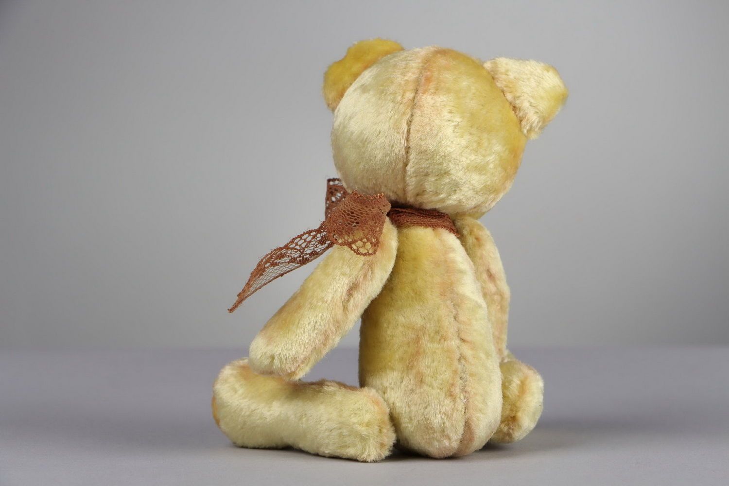 Soft toy made from vintage plush Bear photo 3