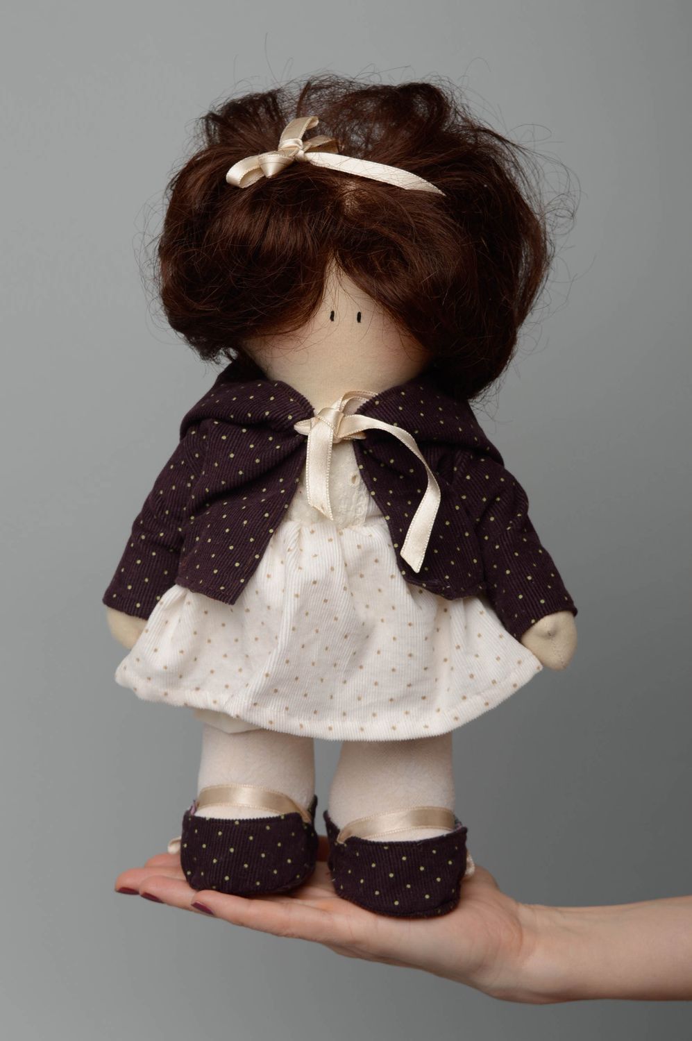 Мягкая игрушка ручной работы Кукла Скарлет фото 3