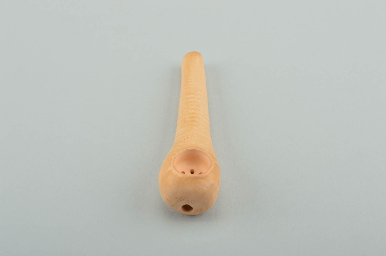 Pipa de barro hecha a mano accesorio para fumador estiloso regalo para hombre foto 4