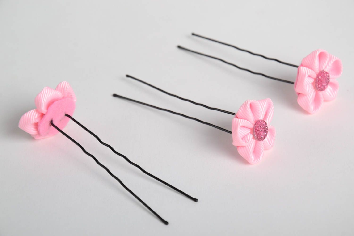Handmade hairpins 3 pieces how to do my hair fashion accessories for girls photo 3