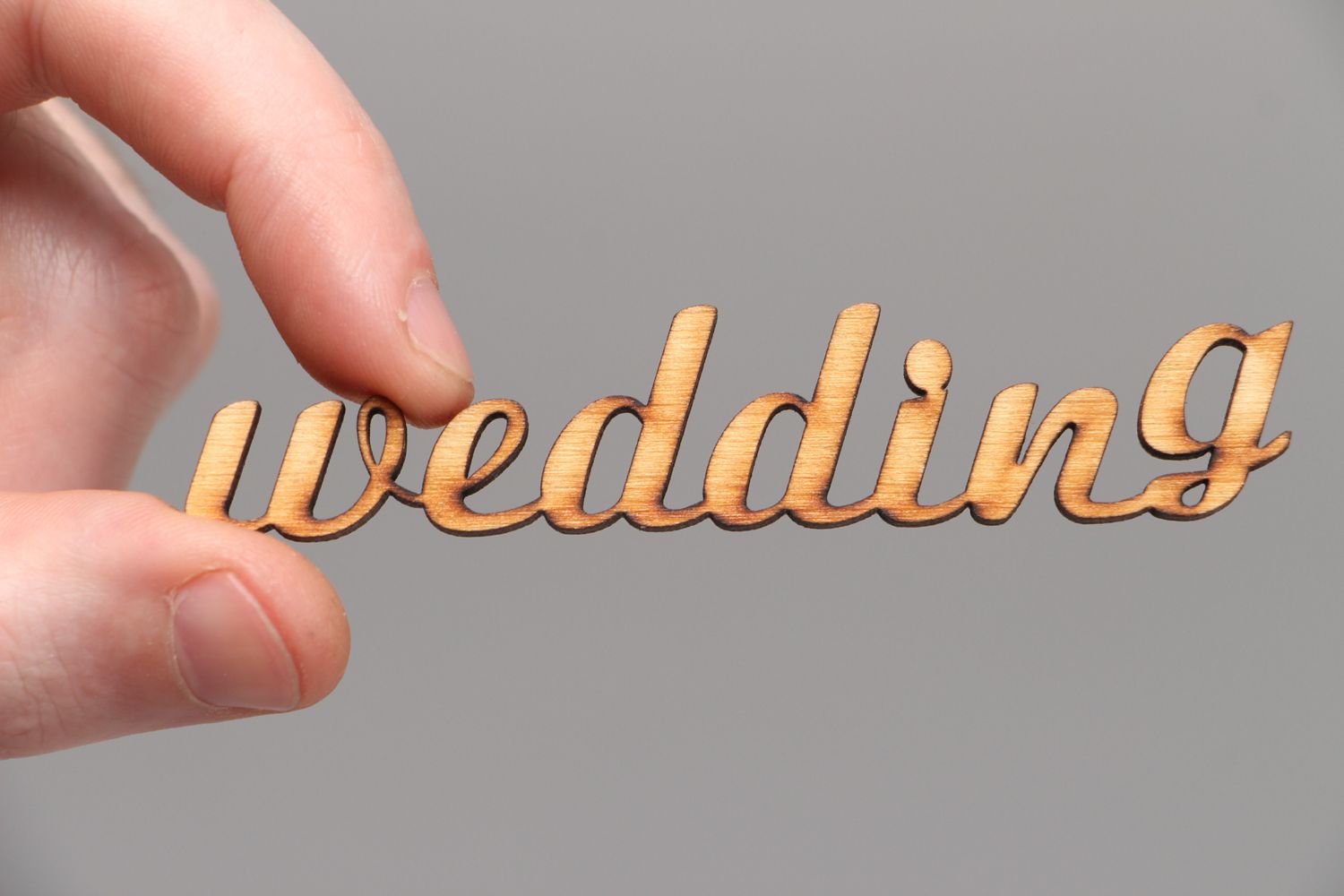 Chipboard scrapbooking de contreplaqué fait main Wedding photo 3