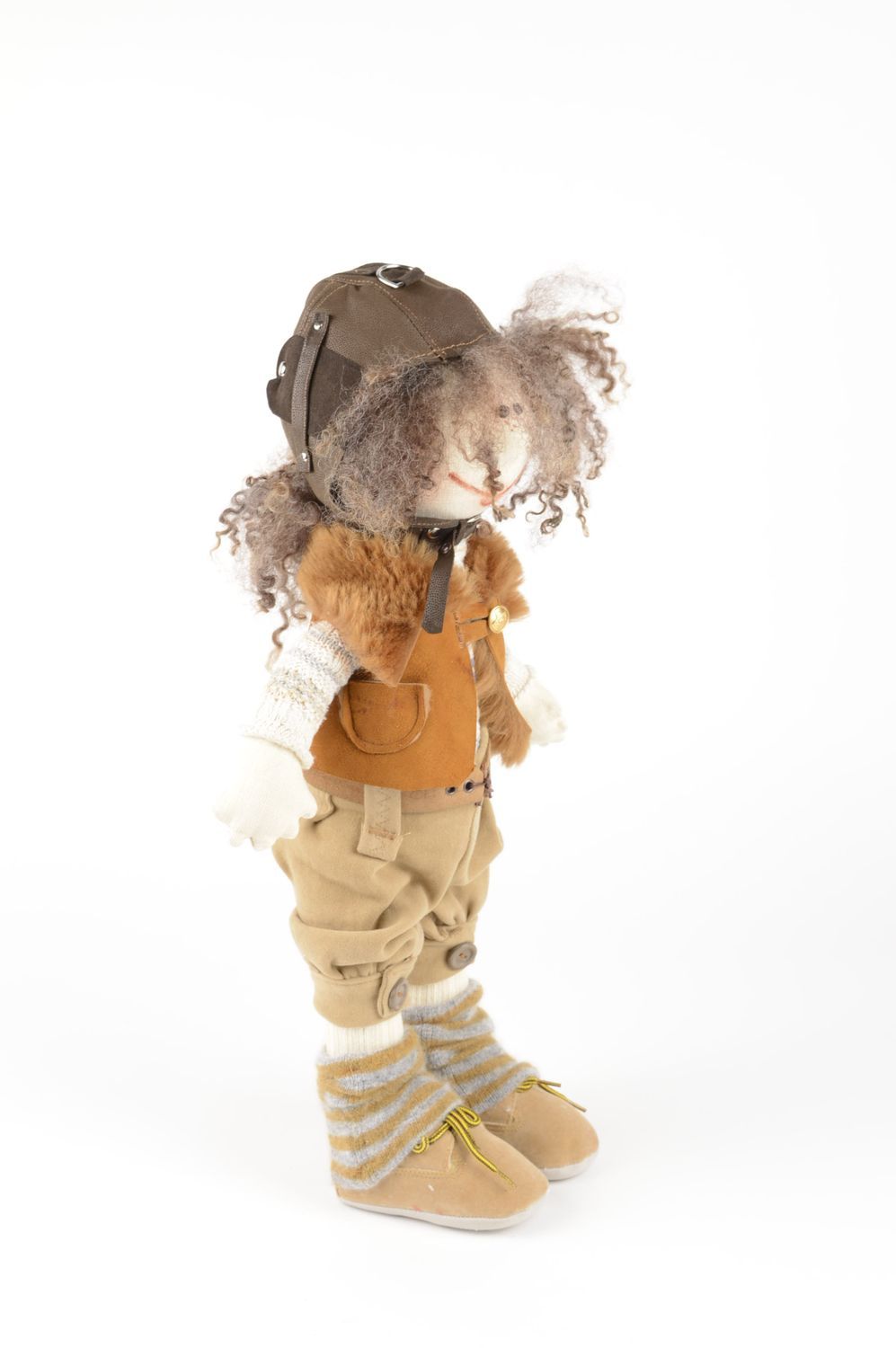 Кукла ручной работы кукла из ткани мягкая кукла с игрушкой детская фото 2