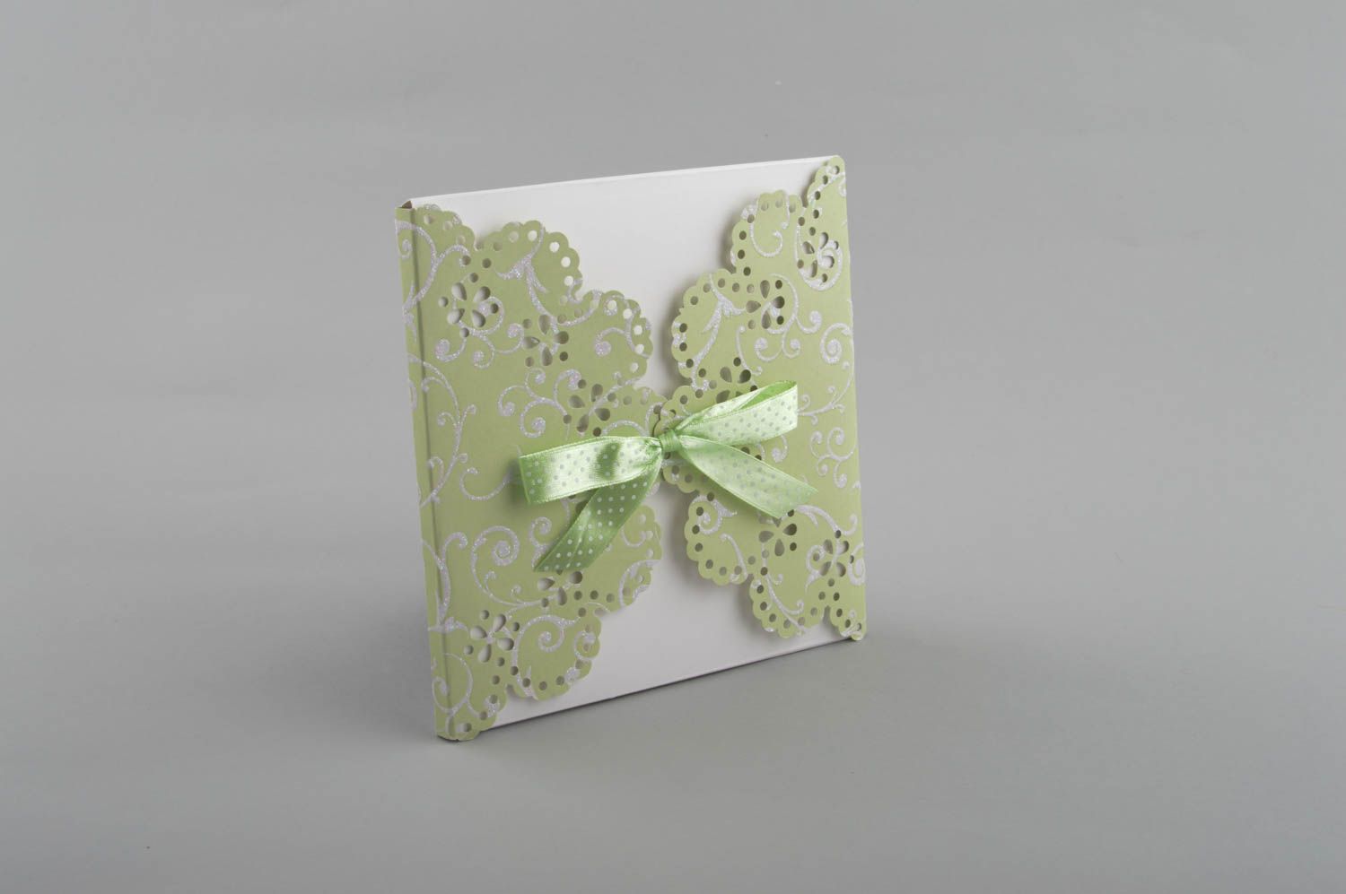 Enveloppe fait main carrée Enveloppe design de mariage Idée cadeau originale photo 4