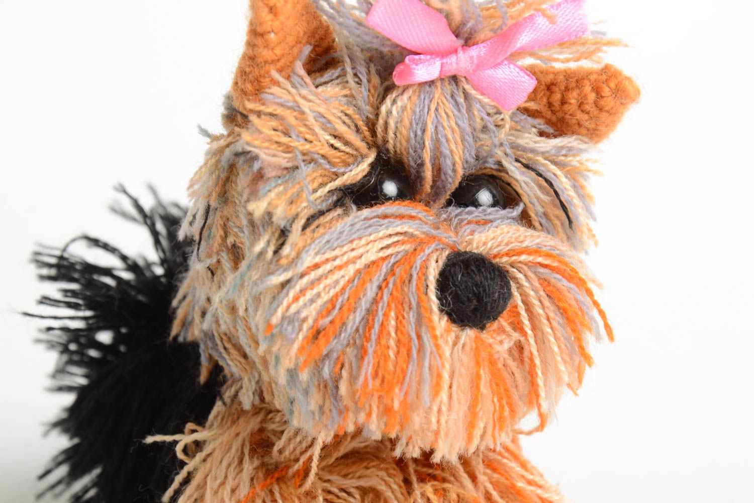 Muñeco de tela artesanal perrito bonito peluche original juguete para niños foto 4