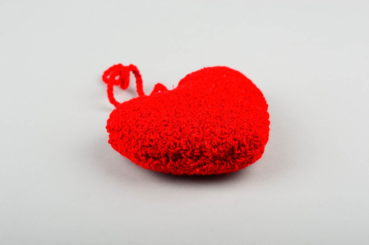 Coeur à suspendre fait main Suspension décorative rouge Décoration maison photo 3