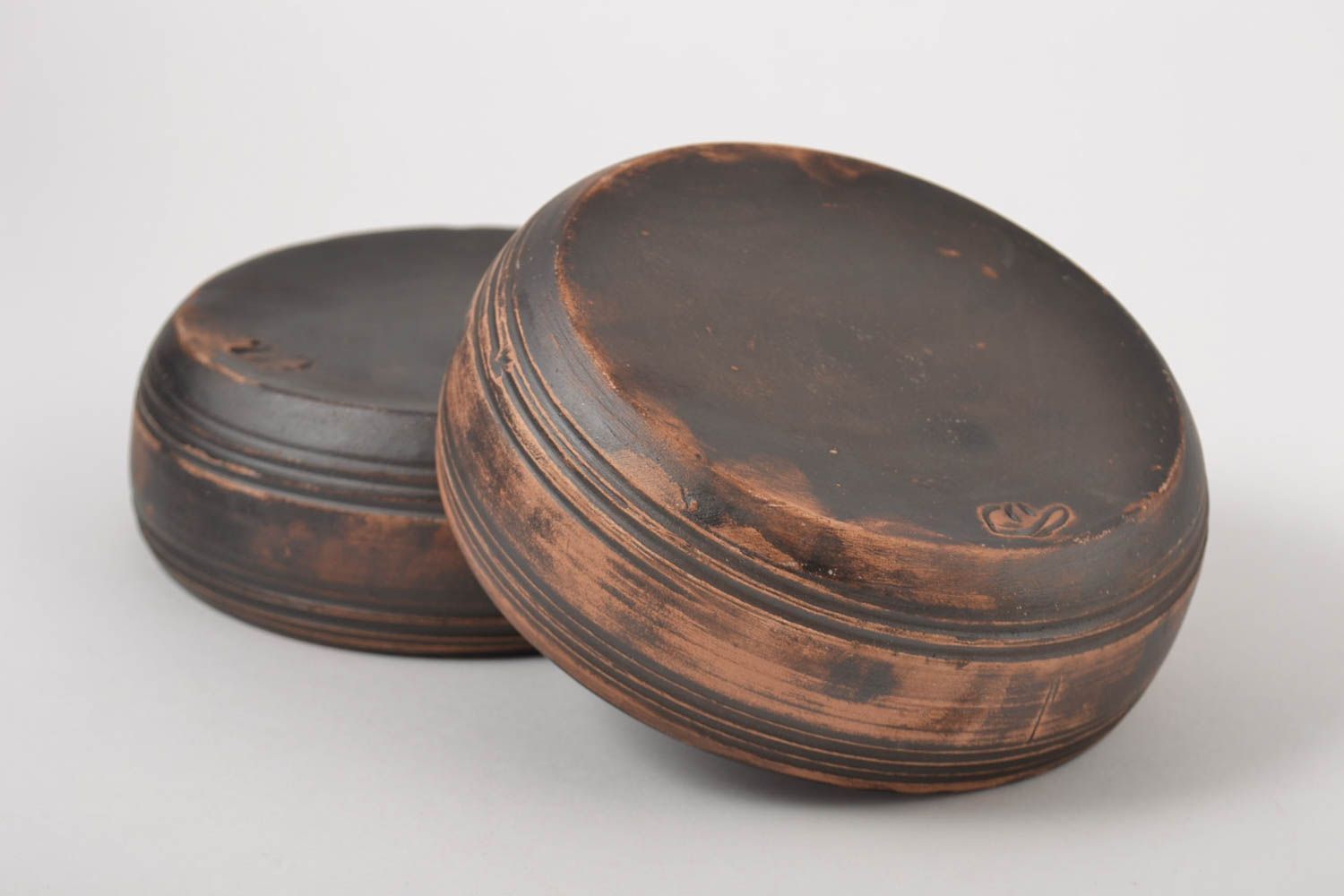 Handmade unusual plates interesting kitchen decor designer beautiful pottery photo 4