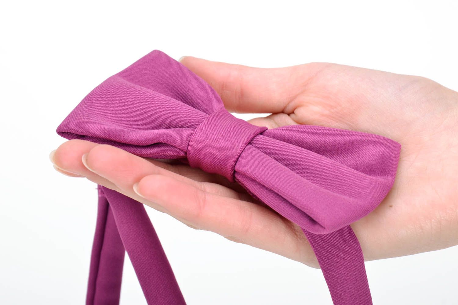 Fabric bow tie photo 4