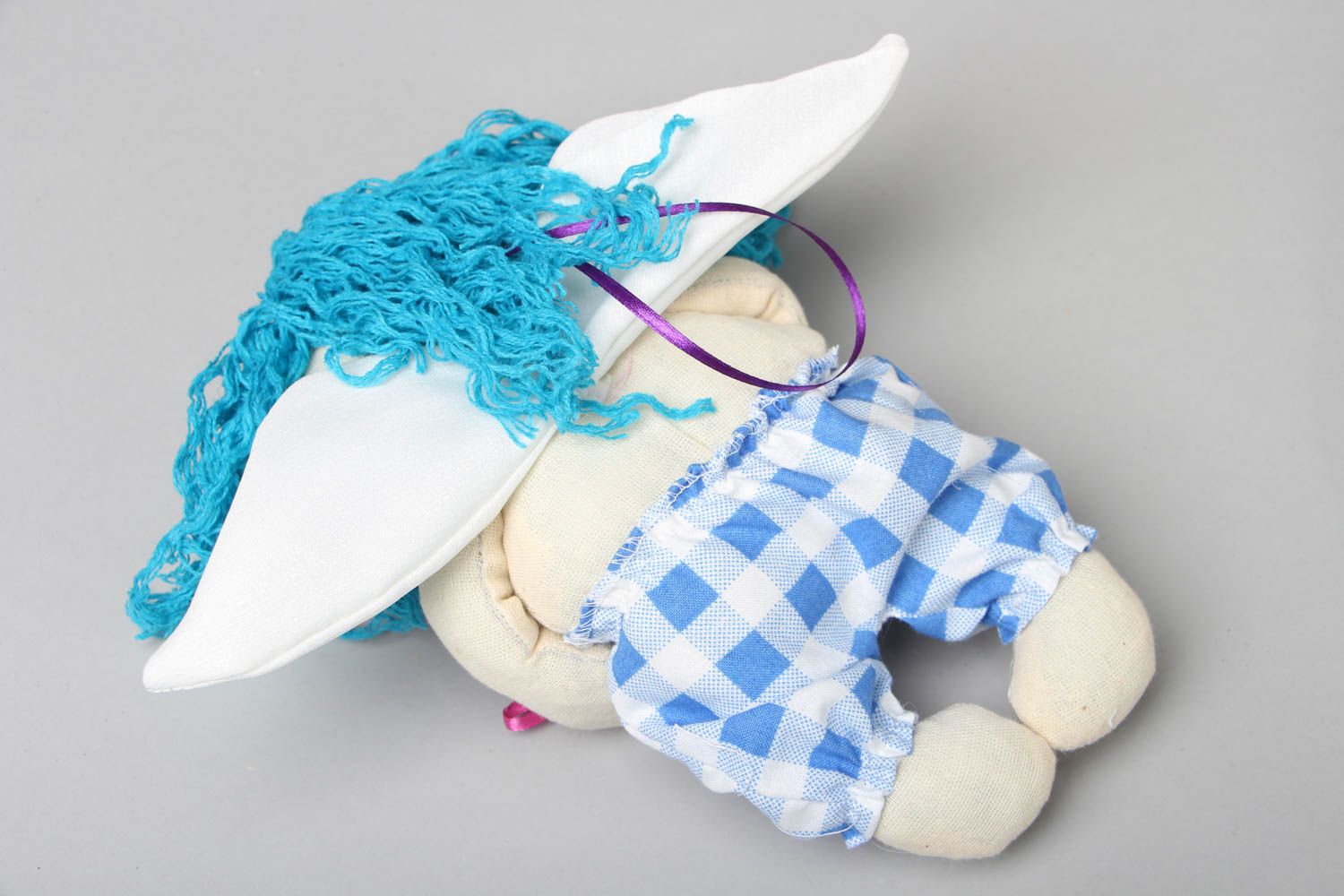 Soft toy Angel with Blue Hair photo 3