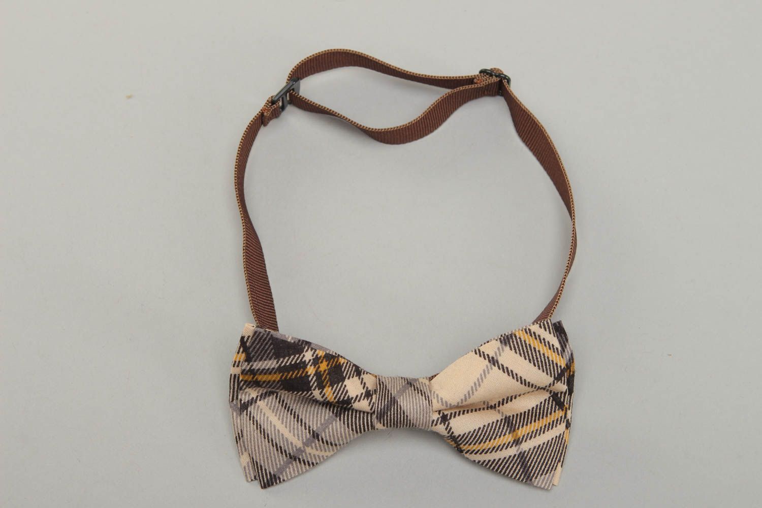 Cotton bow tie for tweed costume photo 1