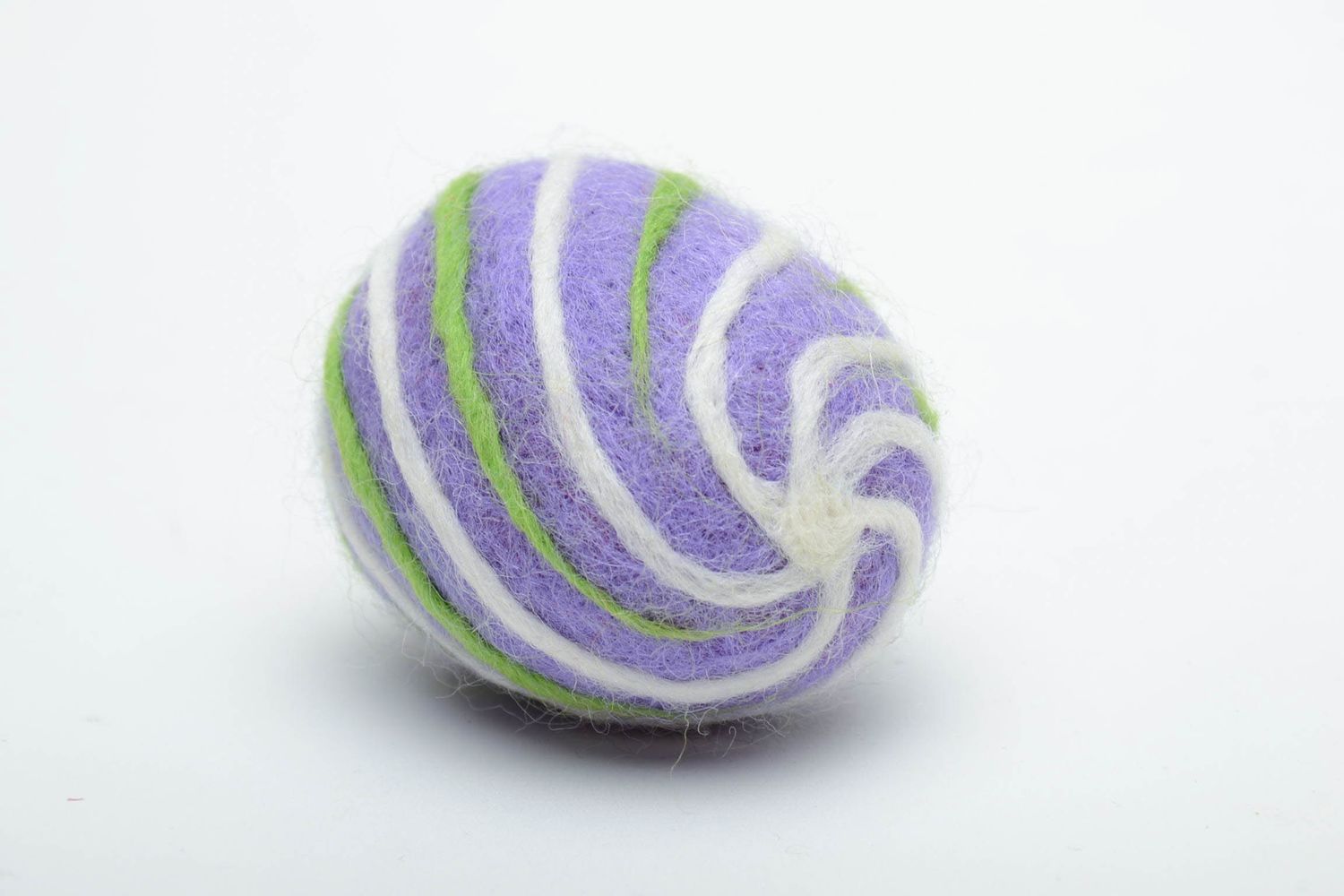 Unusual wool felted Easter egg photo 4