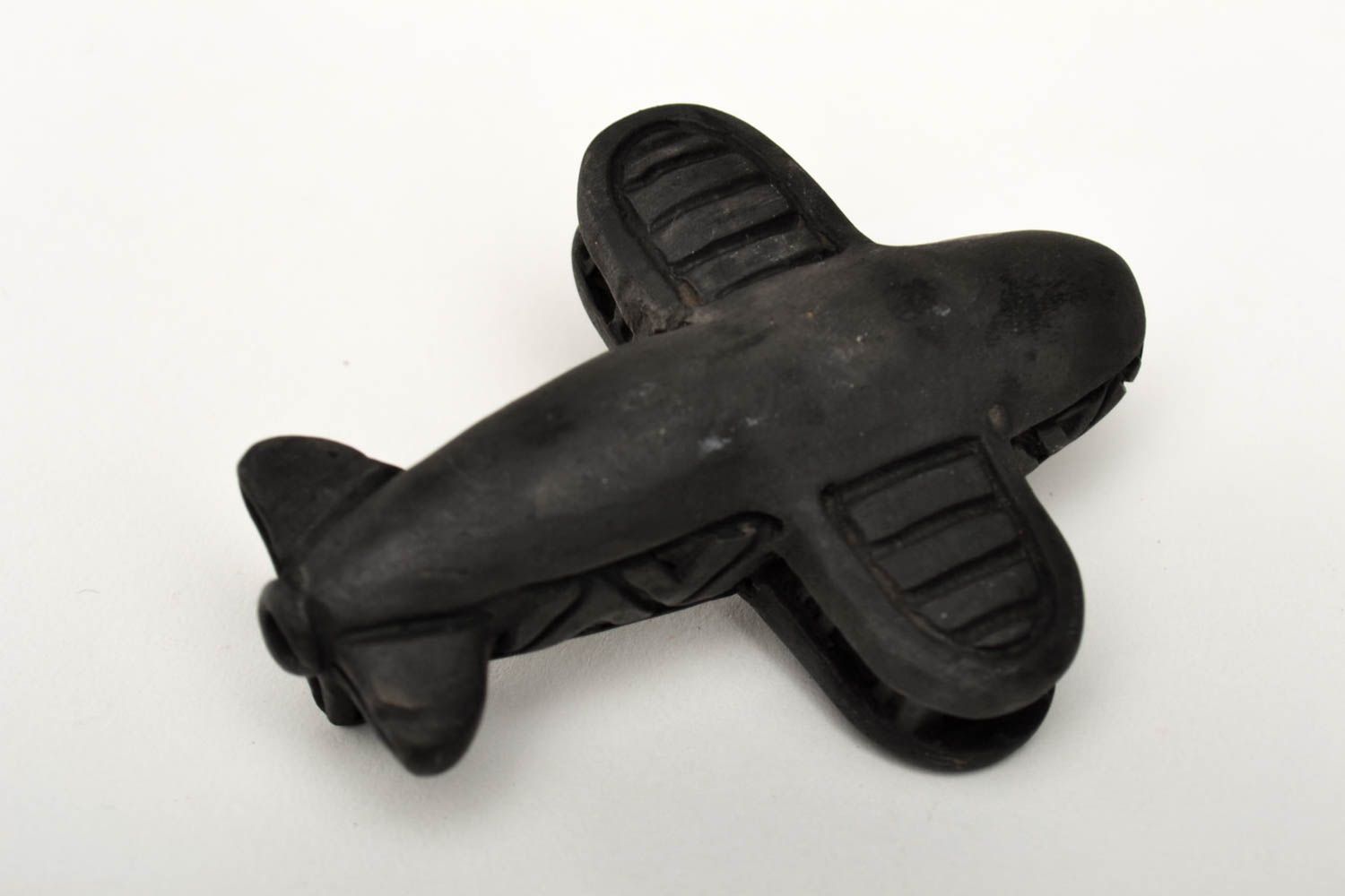 Pipa de barro hecha a mano accesorio para fumador regalo para hombre Avión foto 3