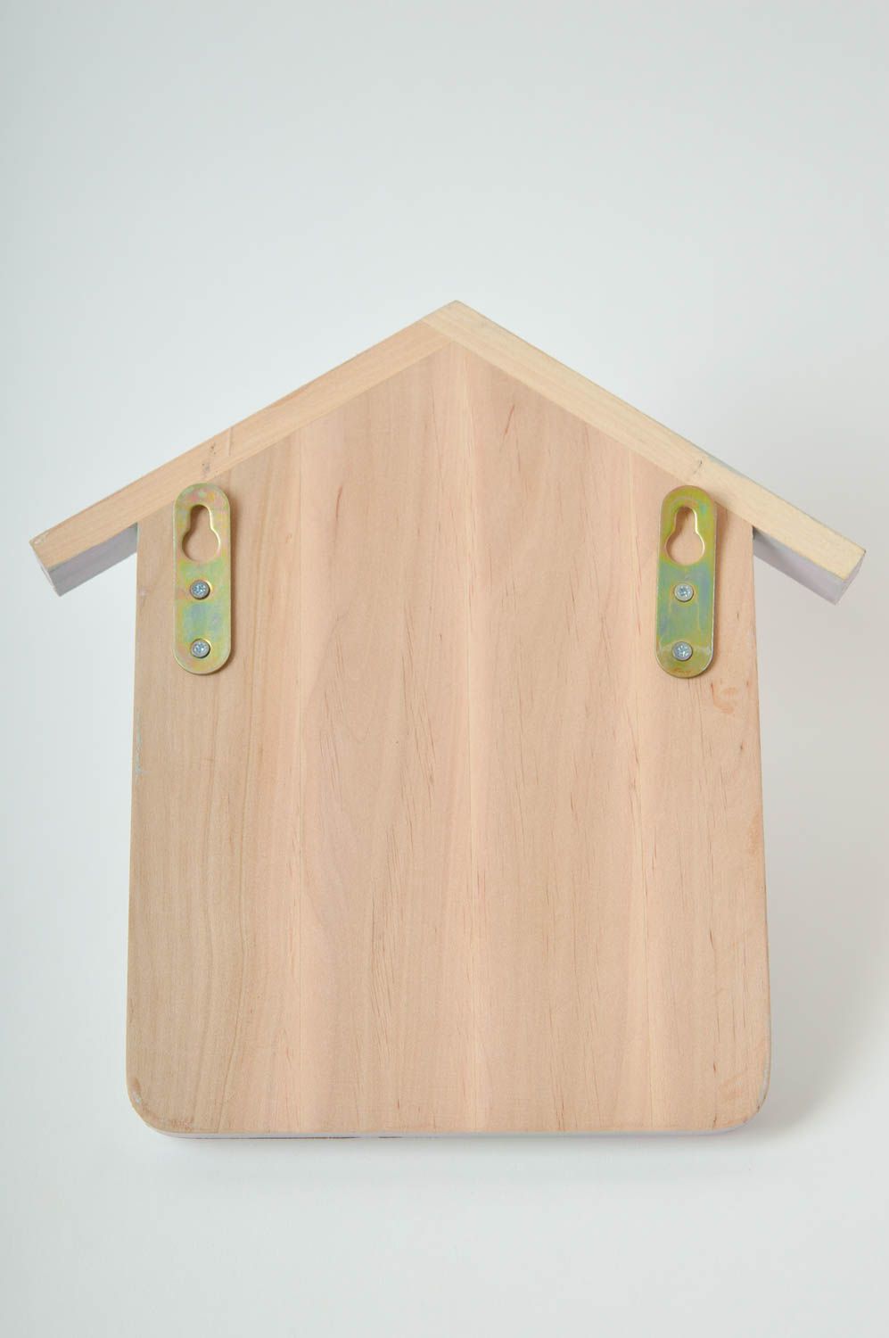 Handmade Schlüsselbrett aus Holz Hakenleiste für Schlüssel schöne Wandhaken foto 5