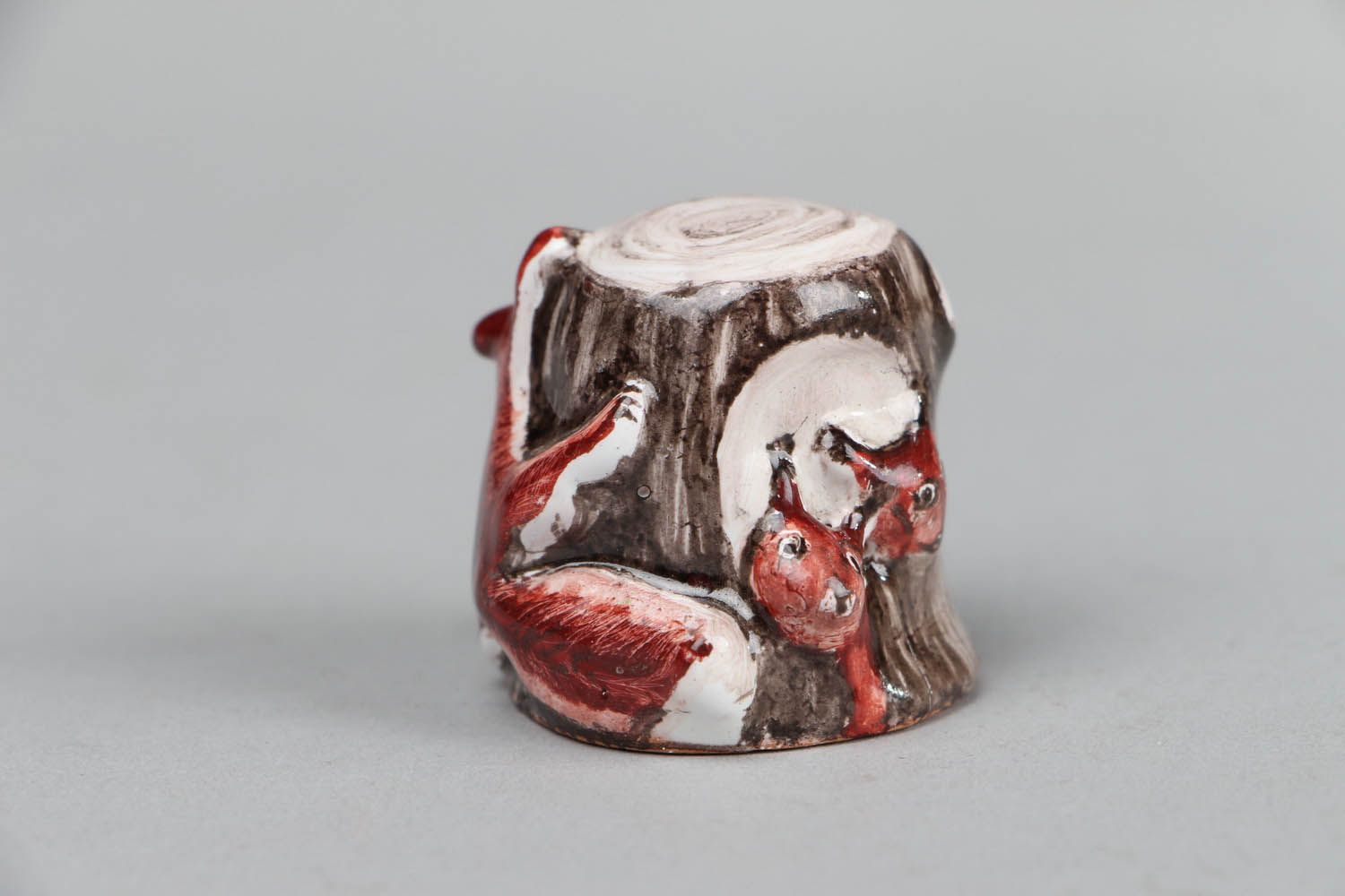 Fingerhut Keramik Eichhörnchen foto 3