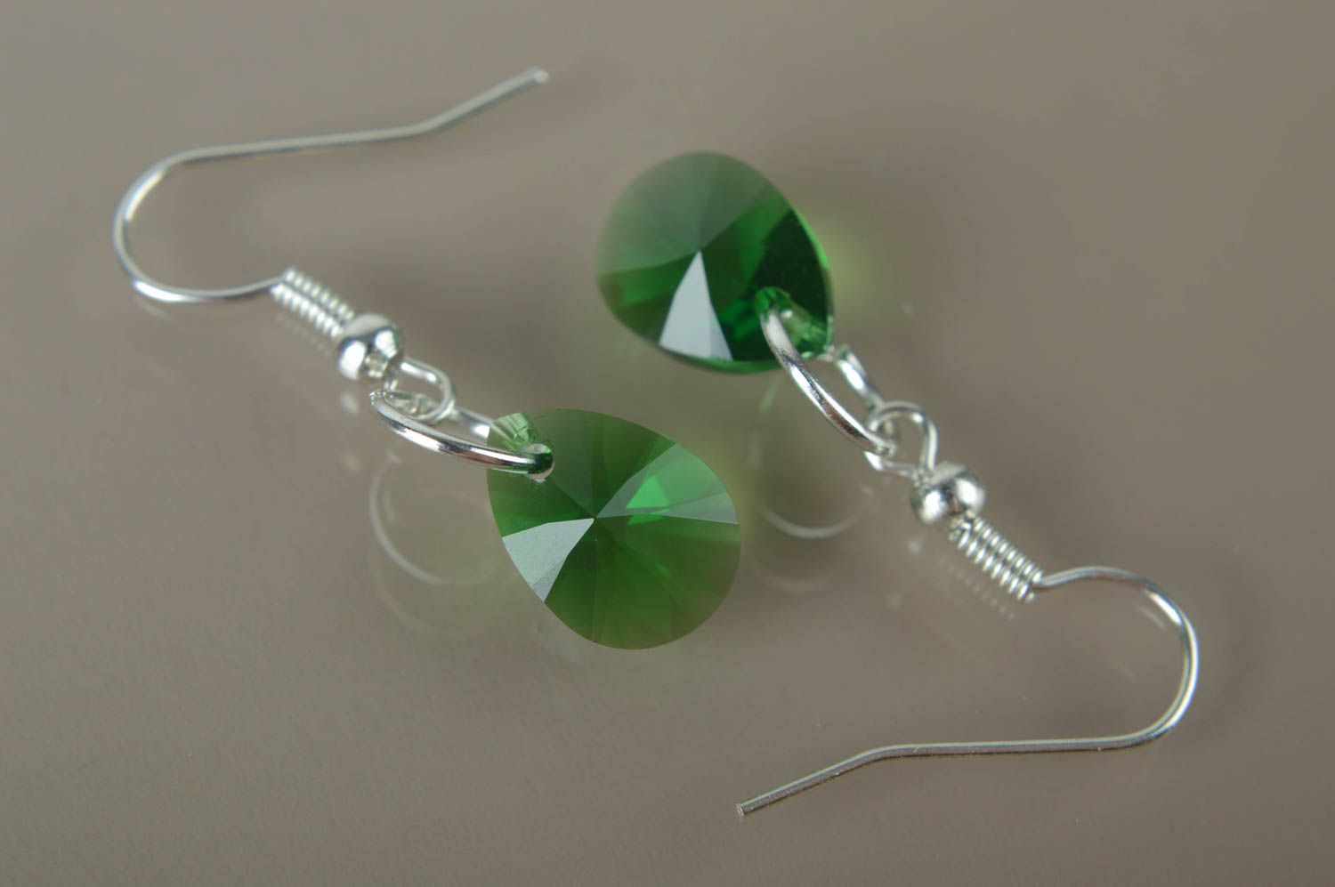 Modeschmuck Ohrringe handmade Schmuck Kristall Ohrringe Ohrhänger Geschenk Ideen foto 5
