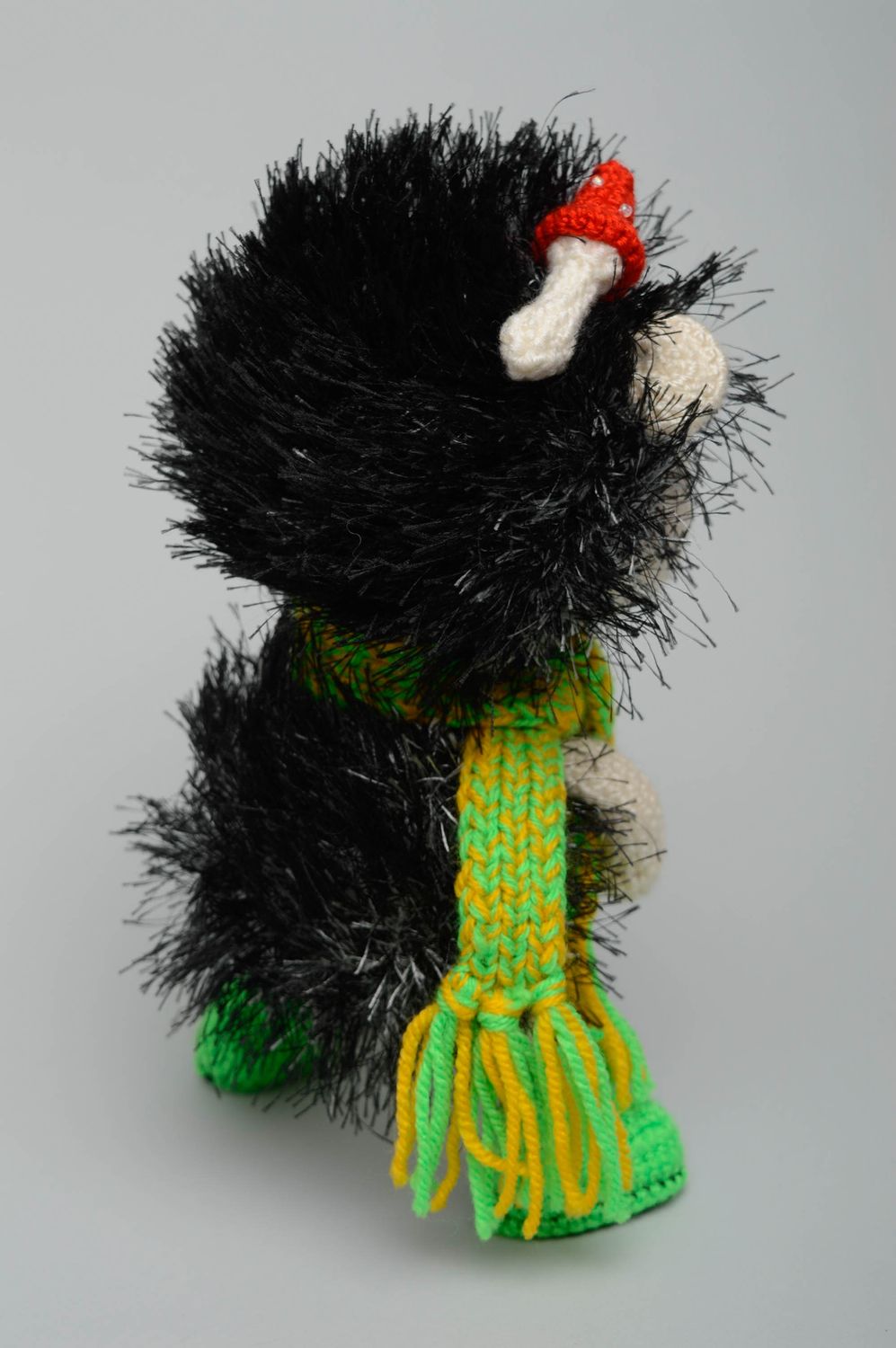 Handmade knit toy Hedgehog photo 4