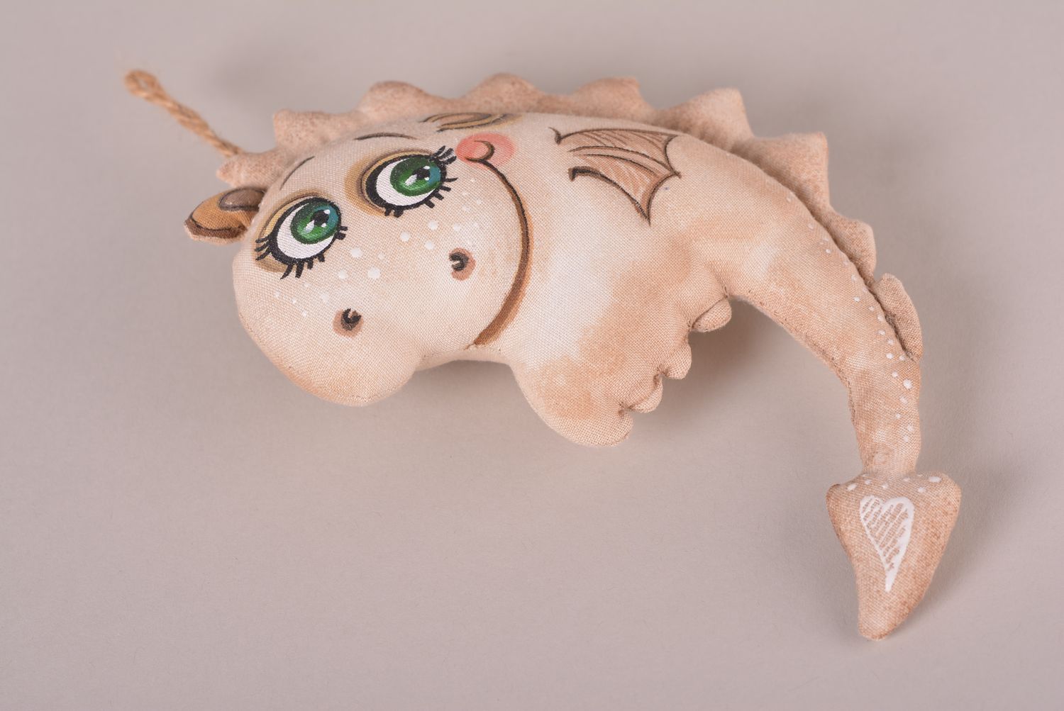 Handmade Drache Kuscheltier Kinder Spielzeug Stoff Tier für Haus Deko originell foto 4