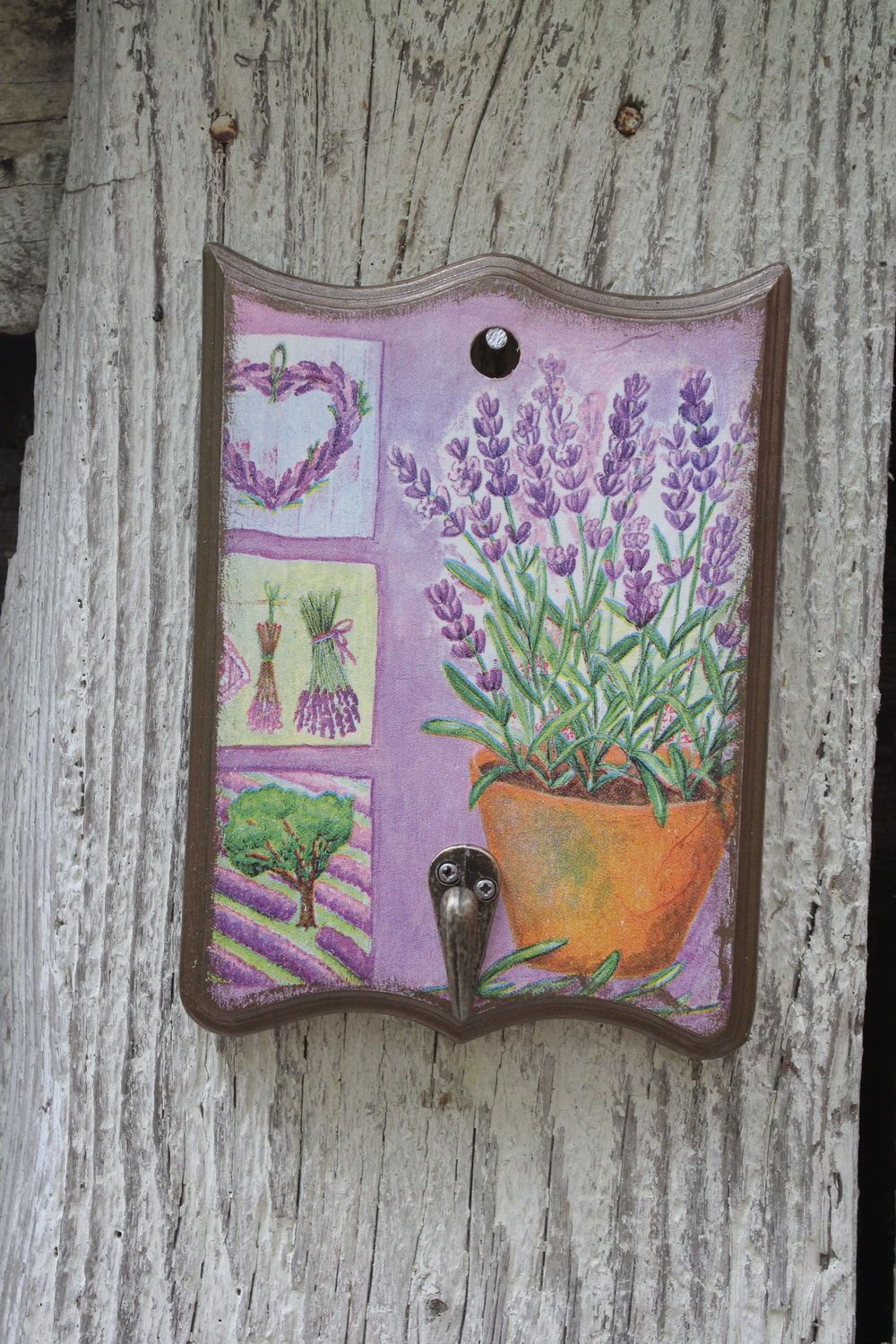 Wandhaken für Schlüssel im Provence Stil foto 4
