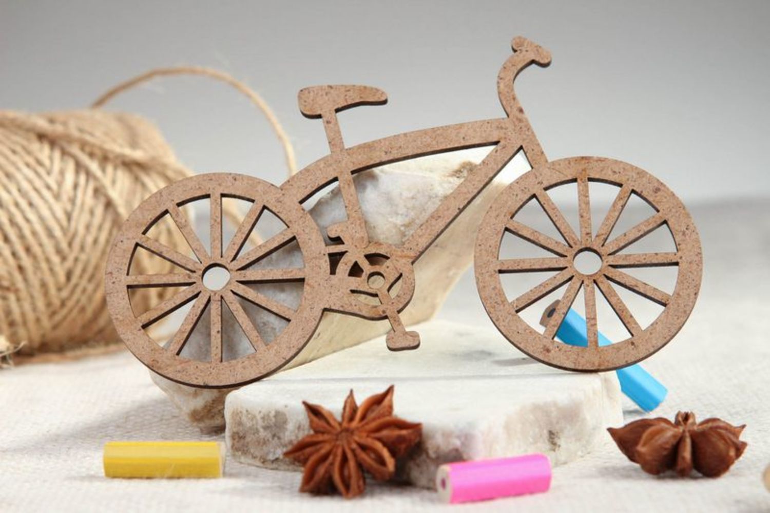 Chipboard Ancient bicycle photo 5