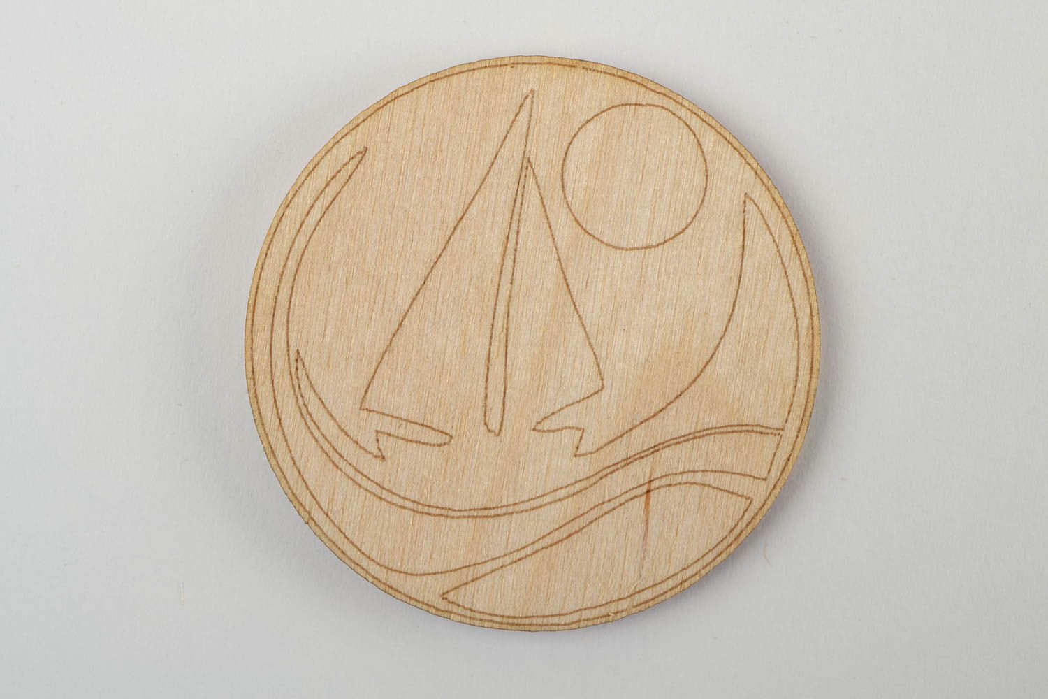 Miniatur bemalen handmade Holz Figur rund Rohling zum Bemalen für Decoupage foto 3