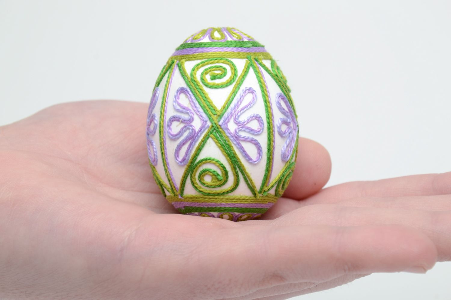 Handmade decorative Easter egg photo 5