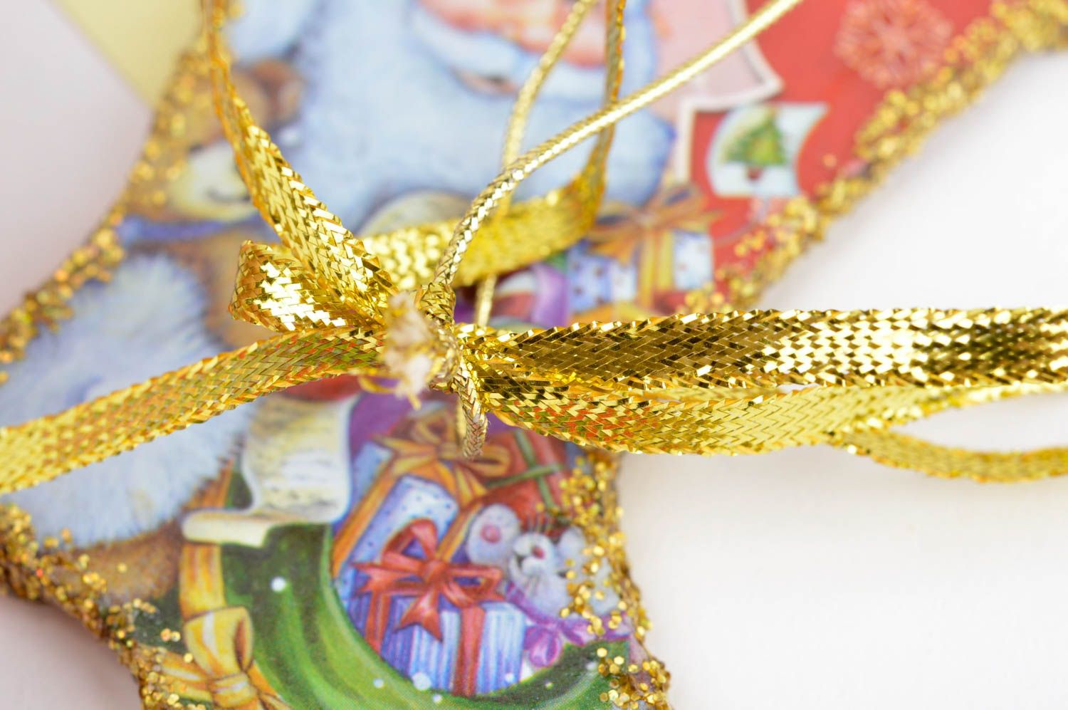 Adorno de Navidad decoración navideña artesanal colgante decorativo Bota foto 5
