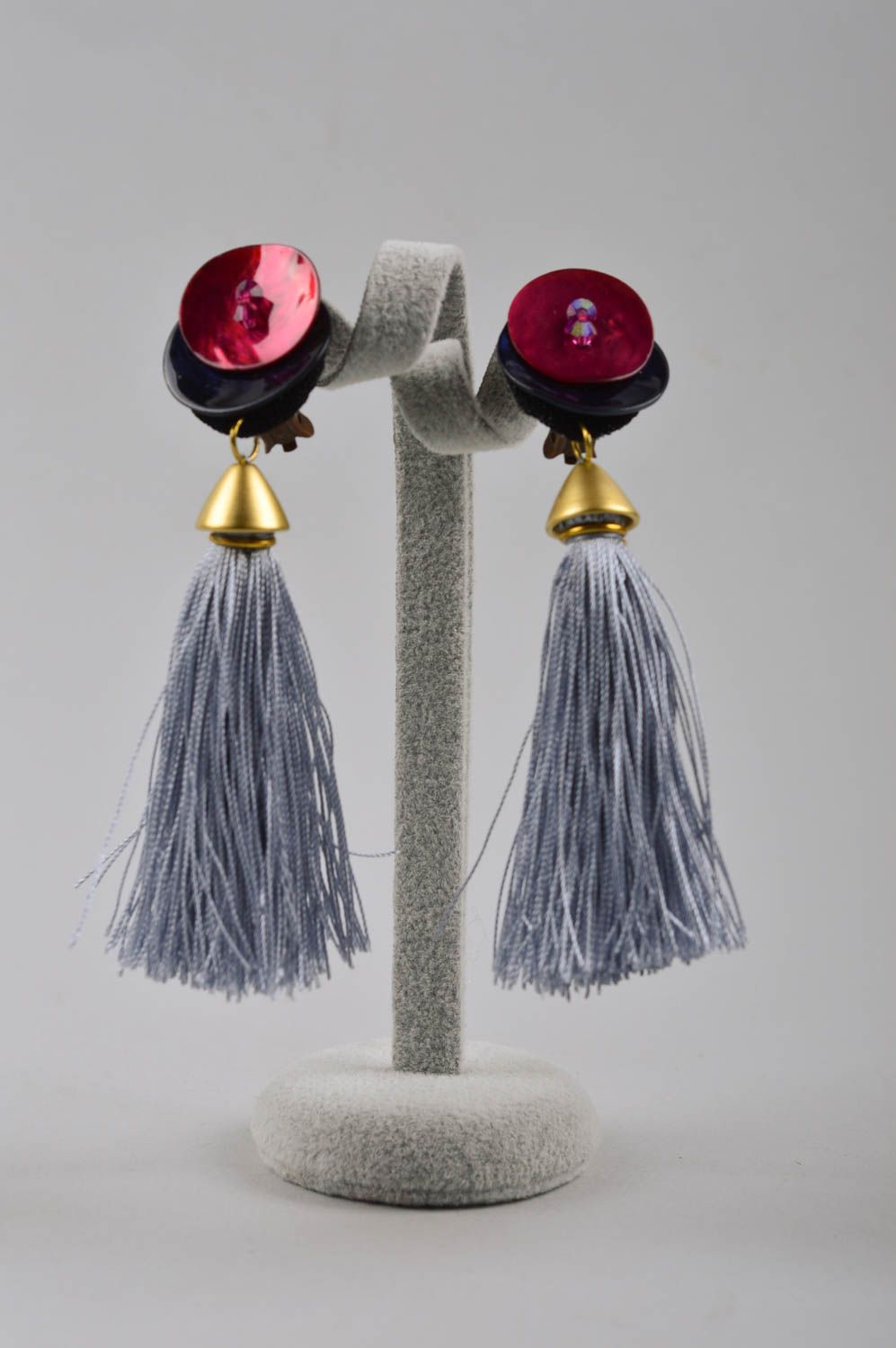 Handmade earrings unusual earrings designer accessory gift ideas fashion jewelry photo 2