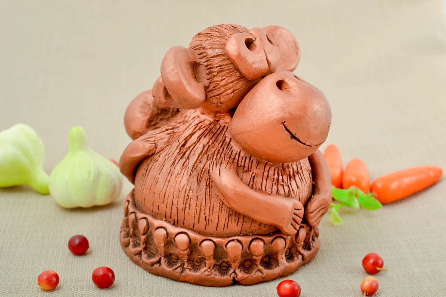 Keramik Spardose Sparbüchse für Kinder Spardose lustig Affe ungewöhnlich foto 1