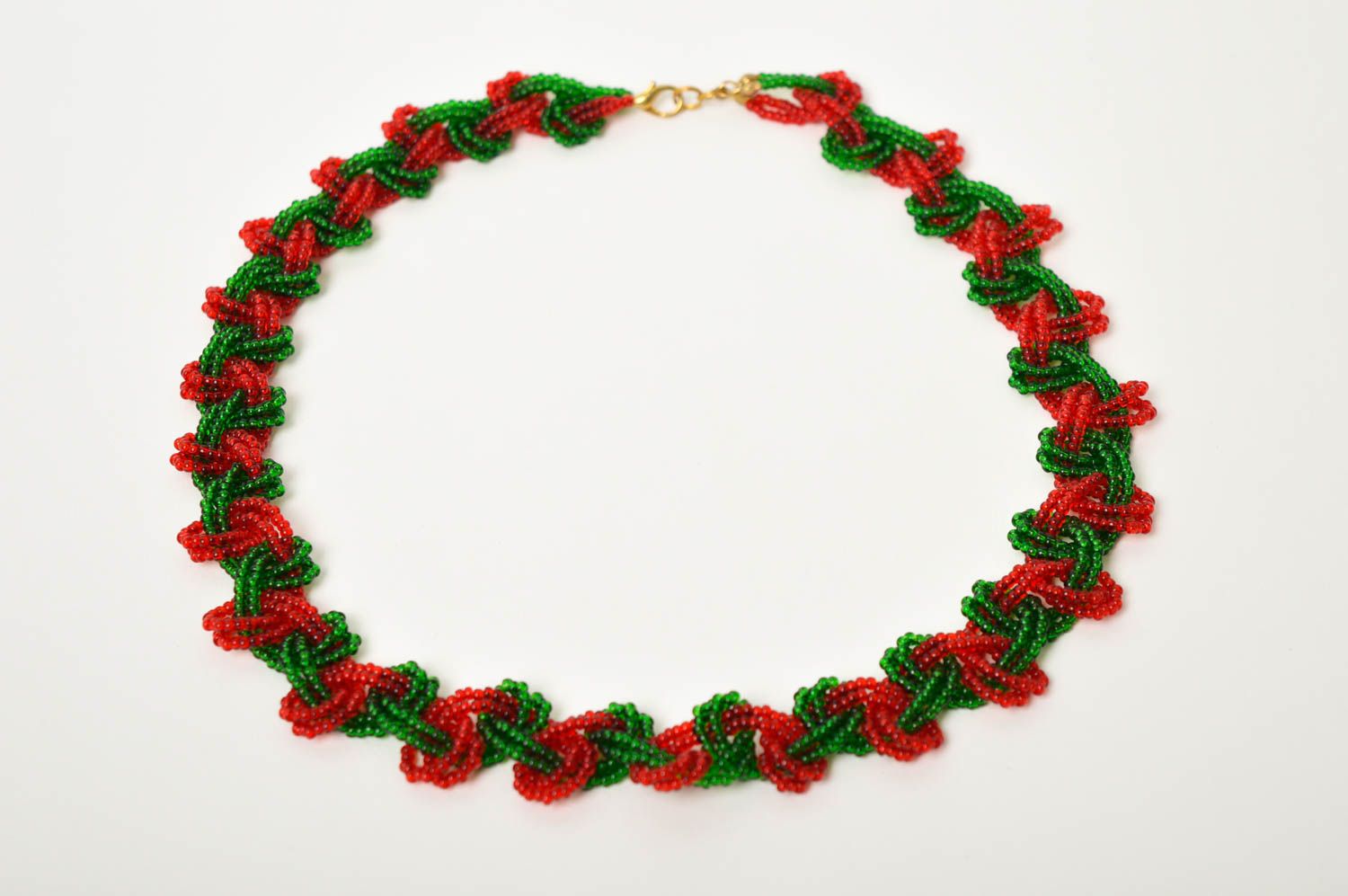Handmade designer beaded necklace bright stylish necklace elegant jewelry photo 3