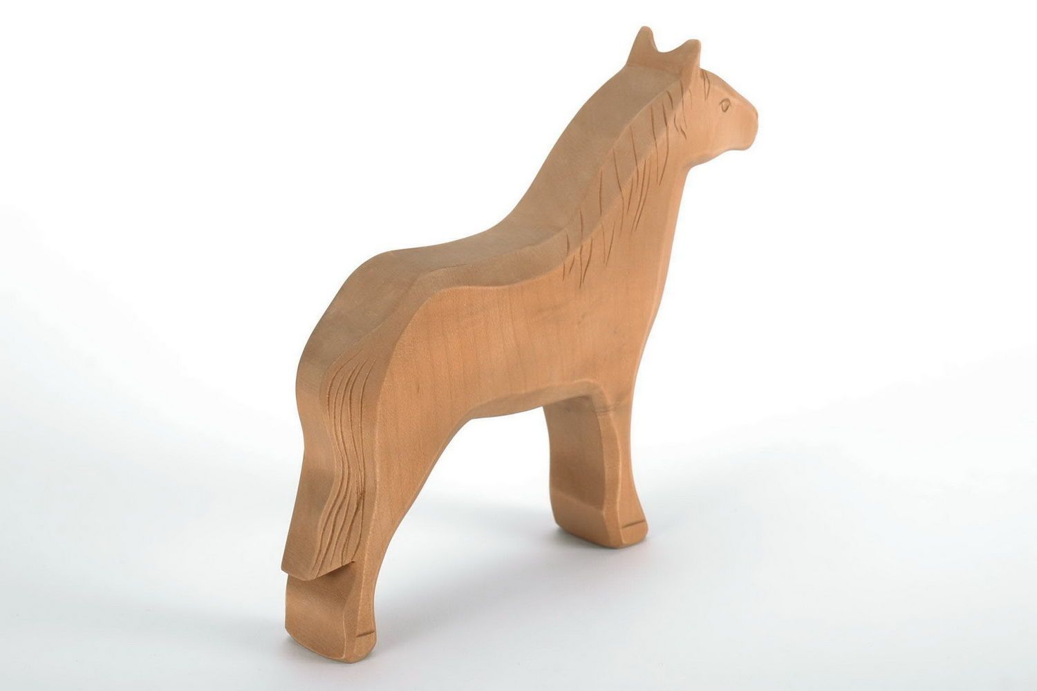 Estatueta de madeira Cavalo foto 1