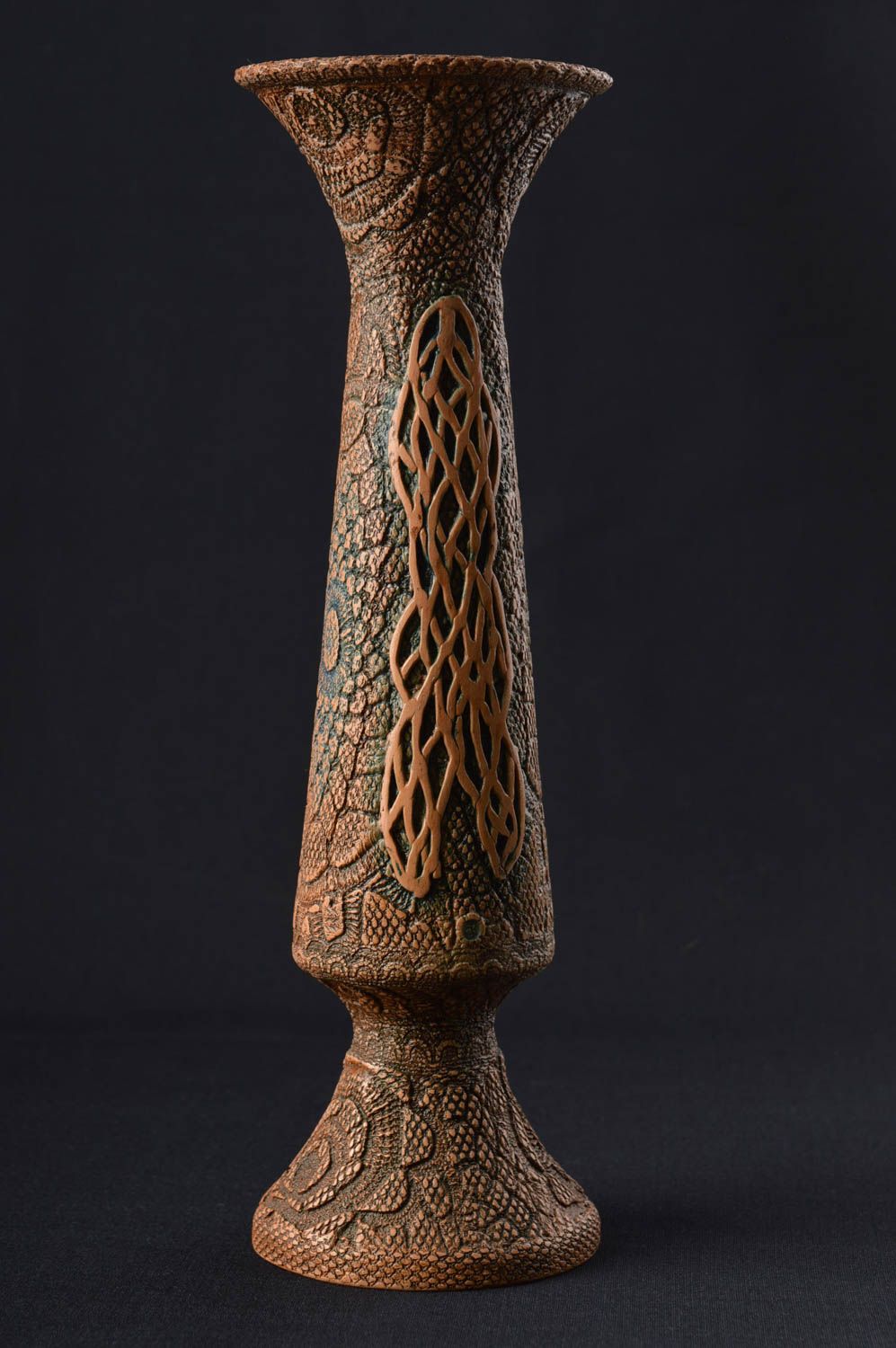 Handgemachte Keramik Blumen Vase Haus Dekor Geschenk für Frauen schön originell foto 1