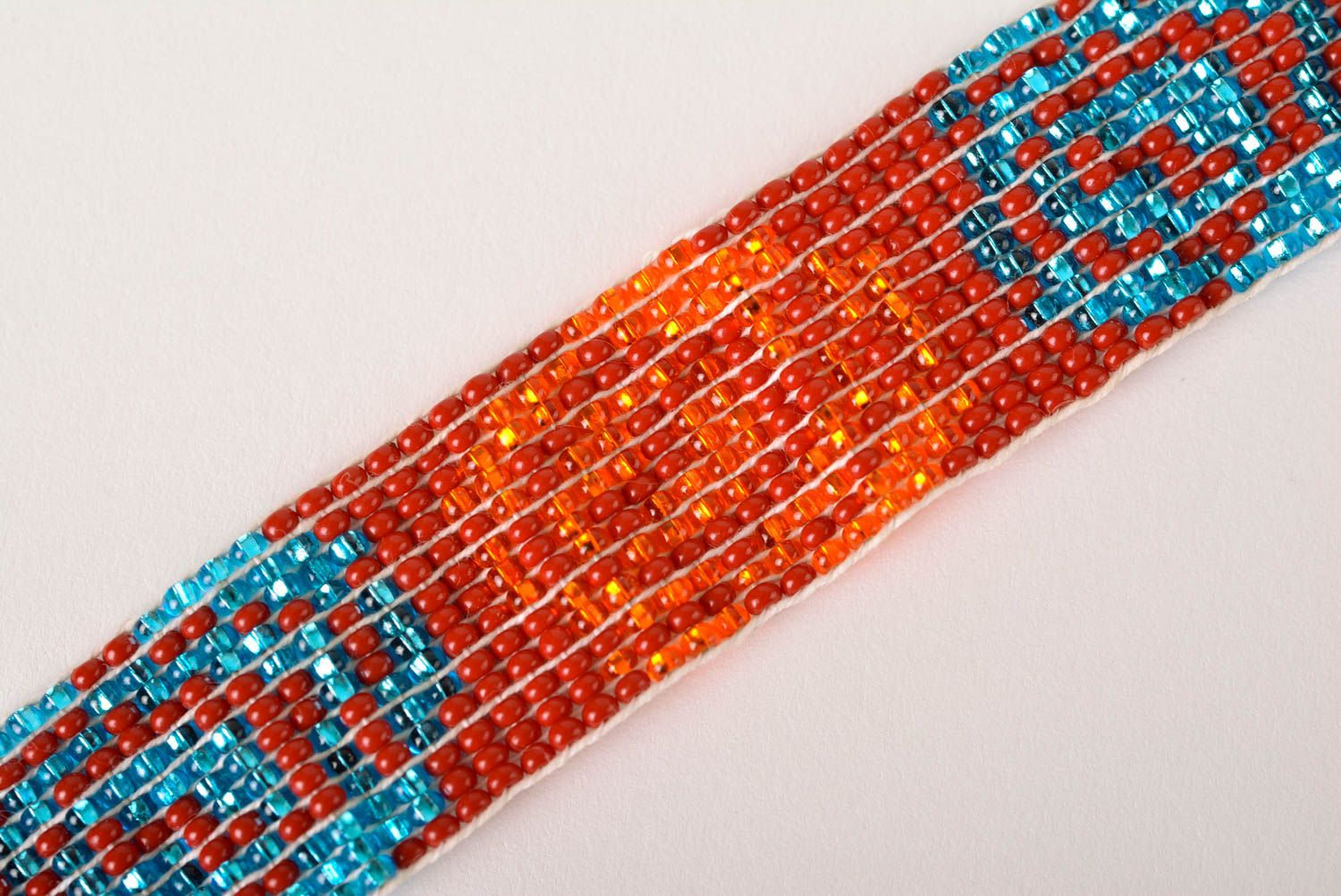 Ethno Armband handgemachtes Glasperlen Armband greller Schmuck für Frauen foto 3