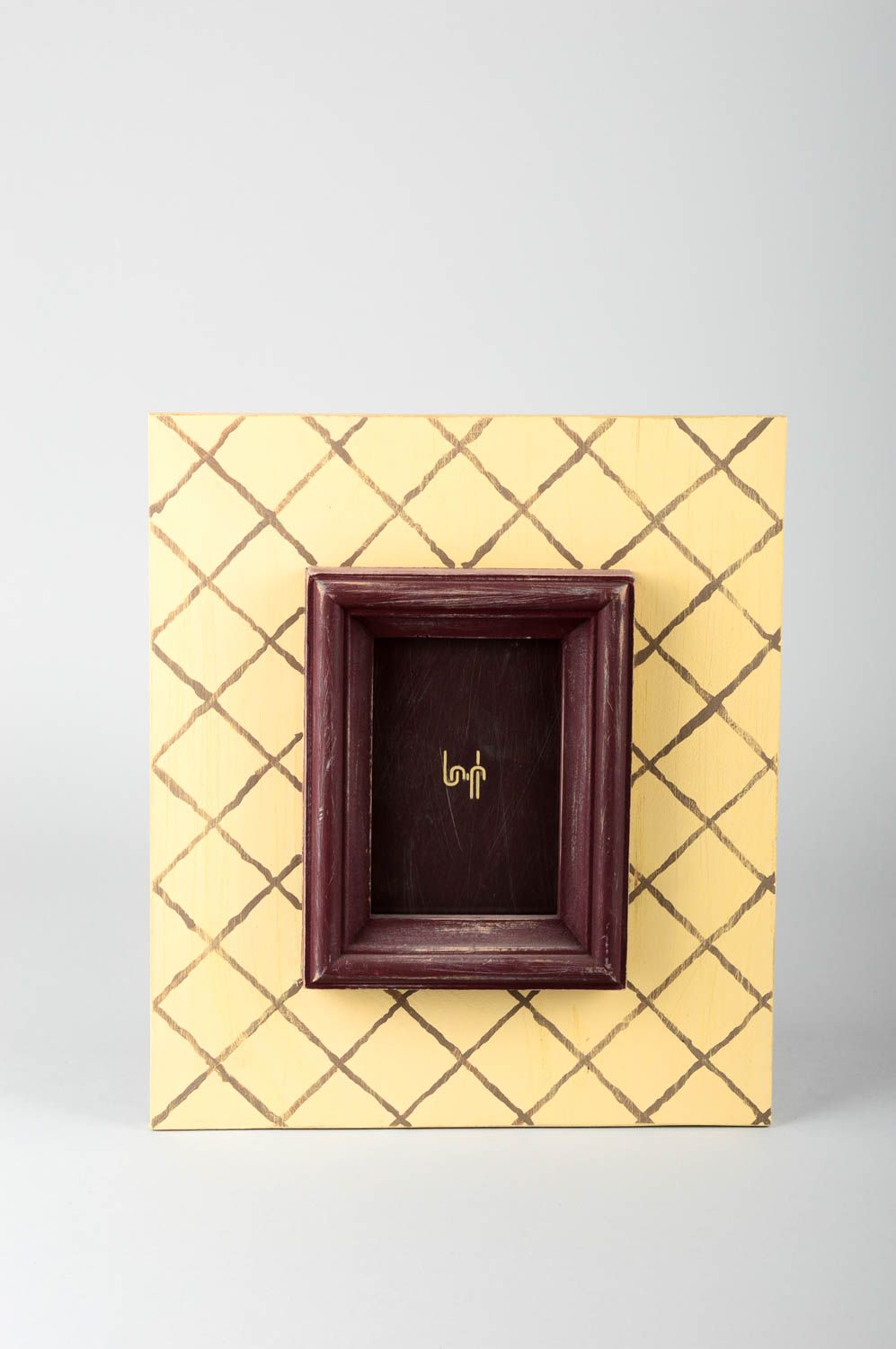 Beautiful handmade wooden photo frame interior decorating wood craft gift ideas photo 1