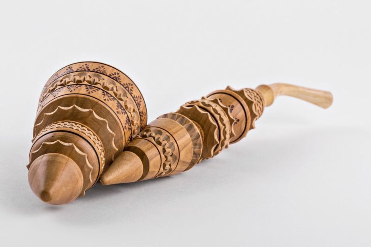 Pipa decorativa fatta a mano Pipa di legno Oggetti da collezione Pipa da uomo
 foto 6