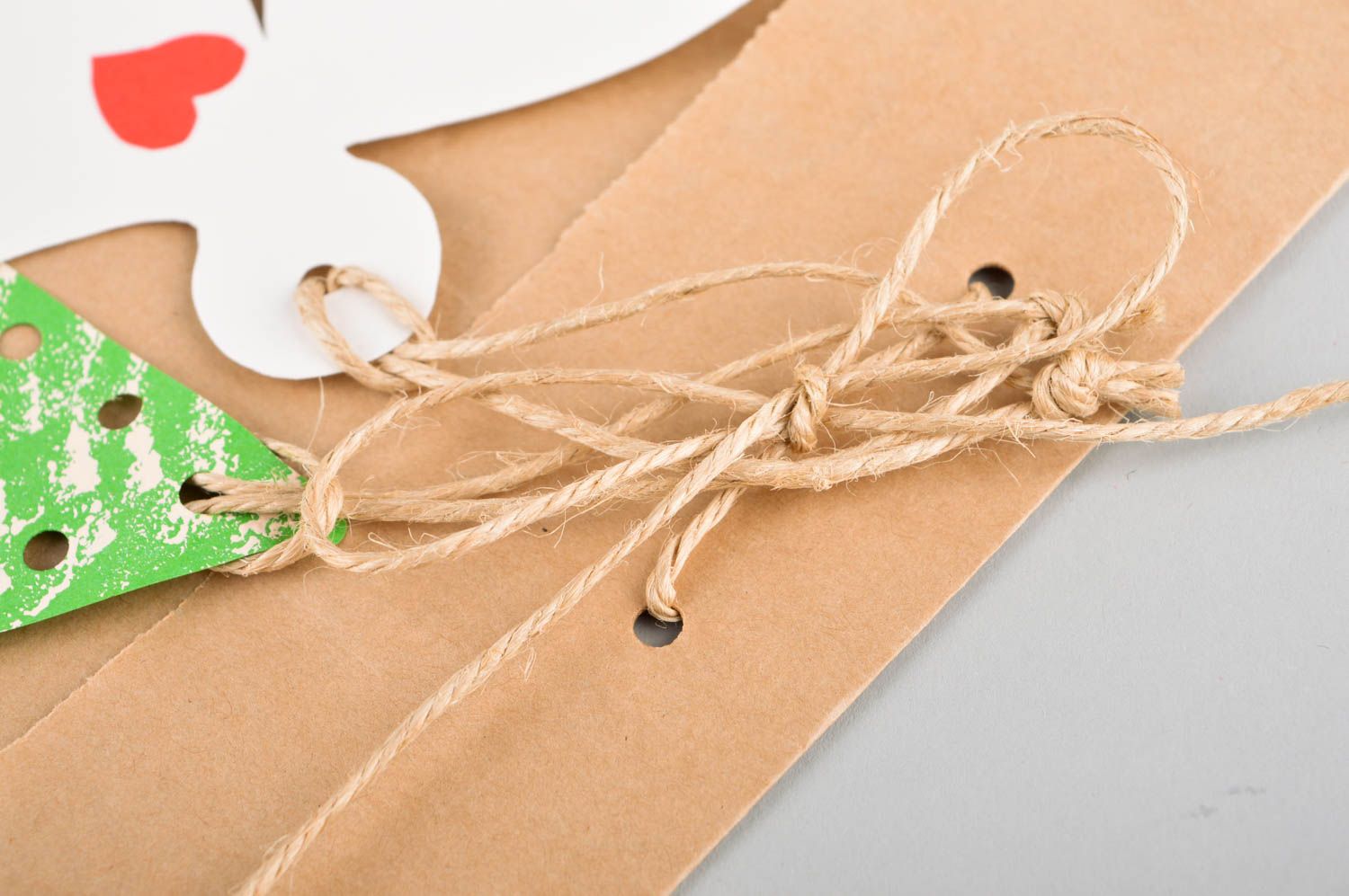 Emballage cadeau fait main Pochette cadeau Sac en papier pour cadeau de Noël photo 3
