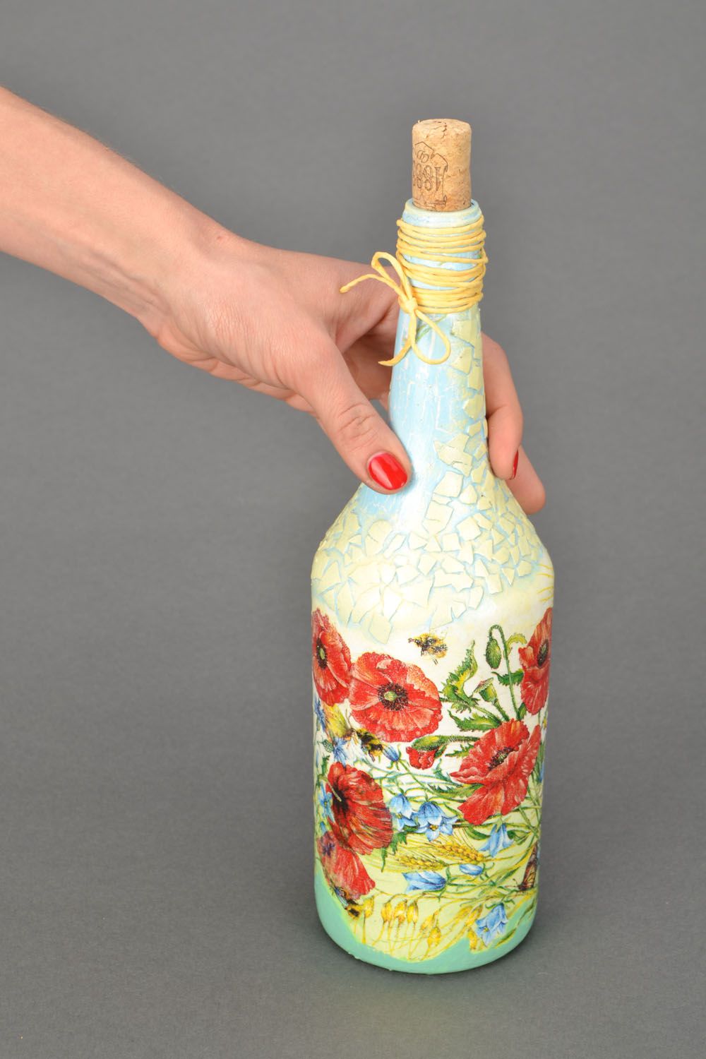 Beautiful decorative kitchen bottle photo 2