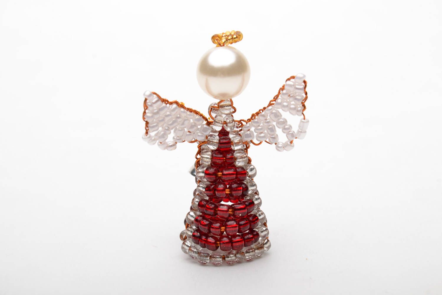 Perlenfigur Engel aus Glasperlen foto 4