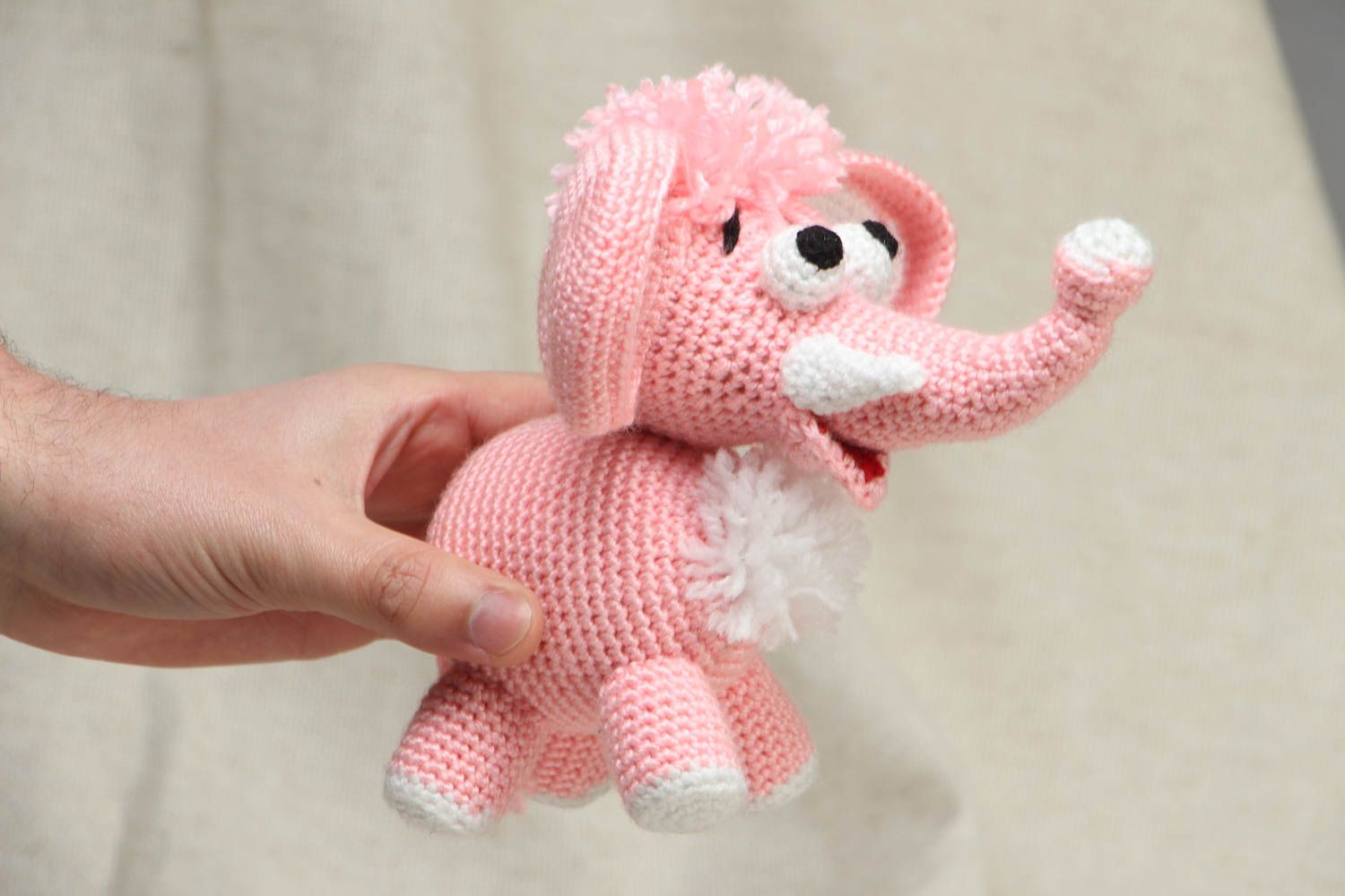 Designer crochet toy Elephant photo 4