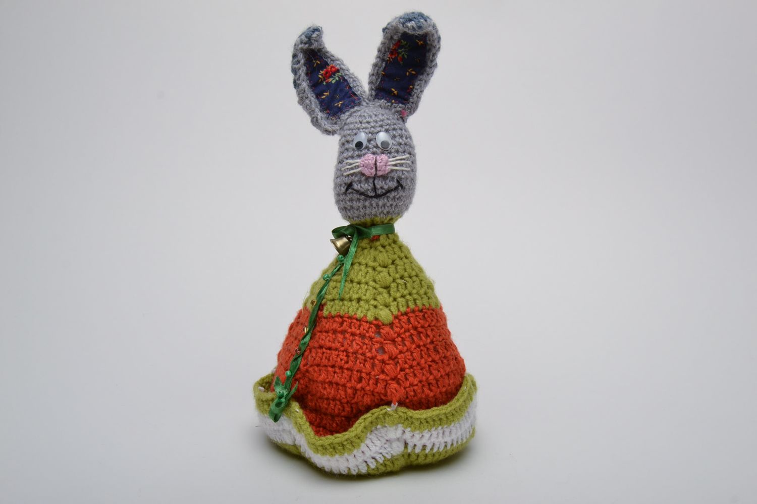 Soft crochet toy hare photo 2