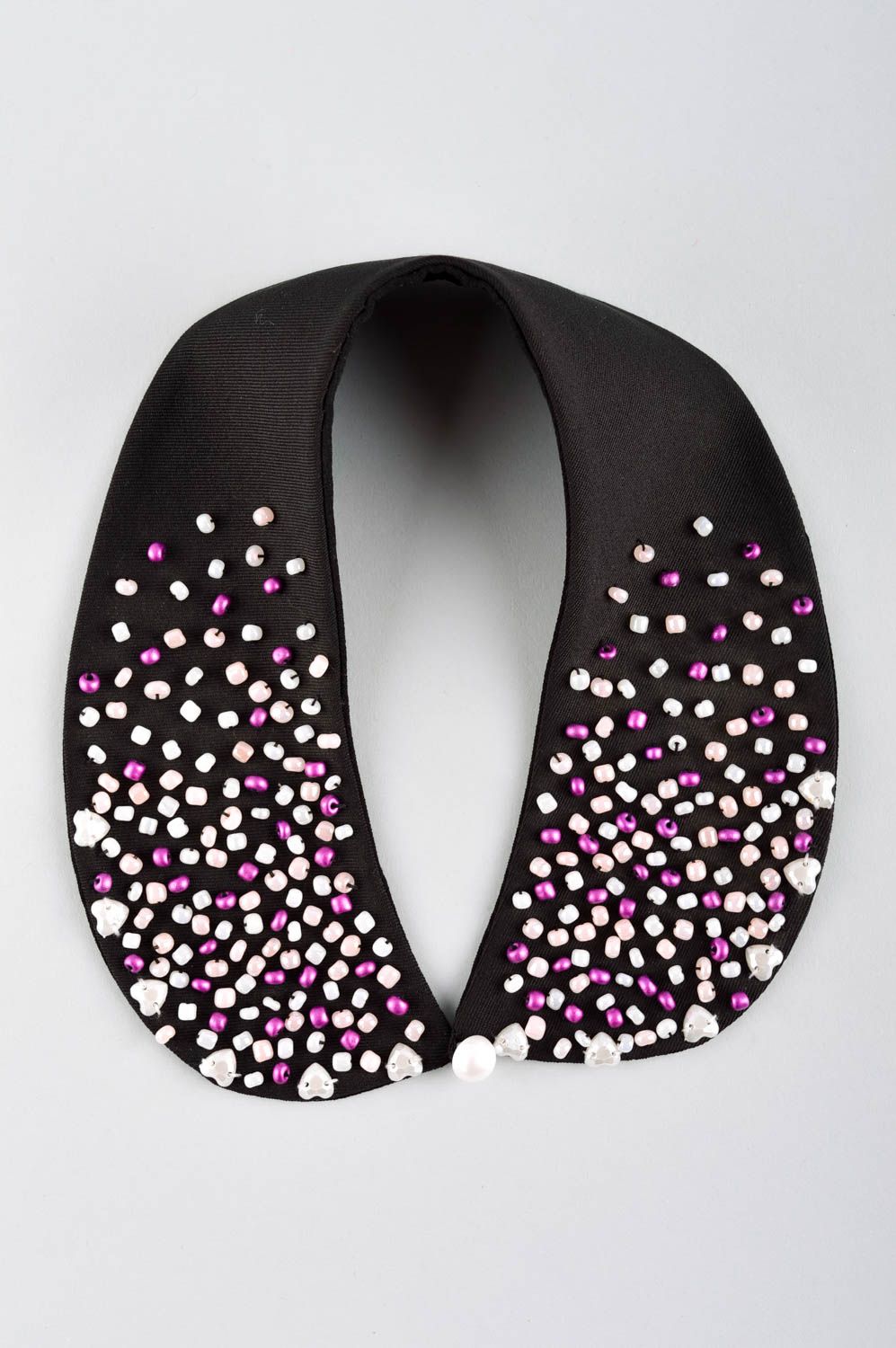 Cuello bordado hecho a mano collar textil accesorio de moda para mujer foto 2